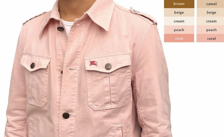 Burberry Burberry Blue Label Peach Denim Jacket Size US M / EU 48-50 / 2 - 3 Thumbnail