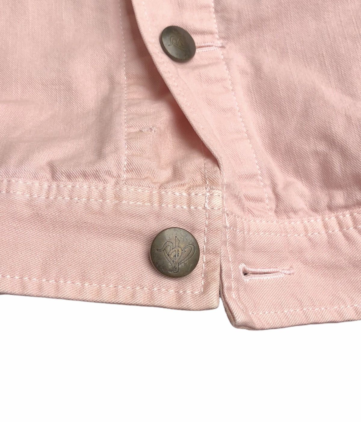 Burberry Burberry Blue Label Peach Denim Jacket Size US M / EU 48-50 / 2 - 13 Thumbnail