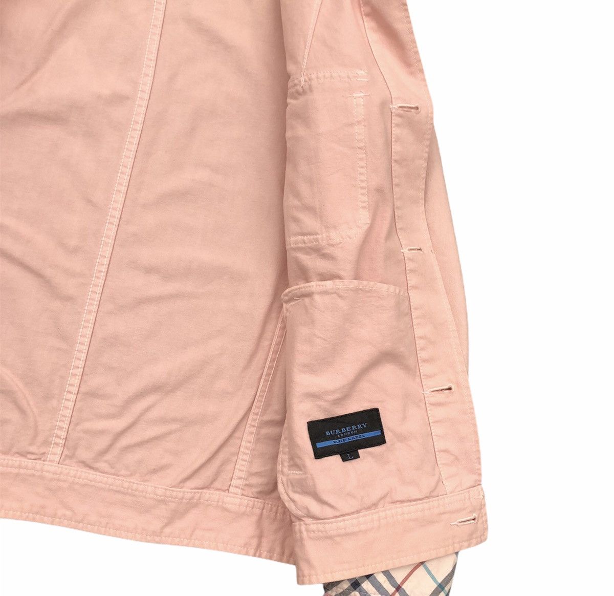 Burberry Burberry Blue Label Peach Denim Jacket Size US M / EU 48-50 / 2 - 11 Thumbnail