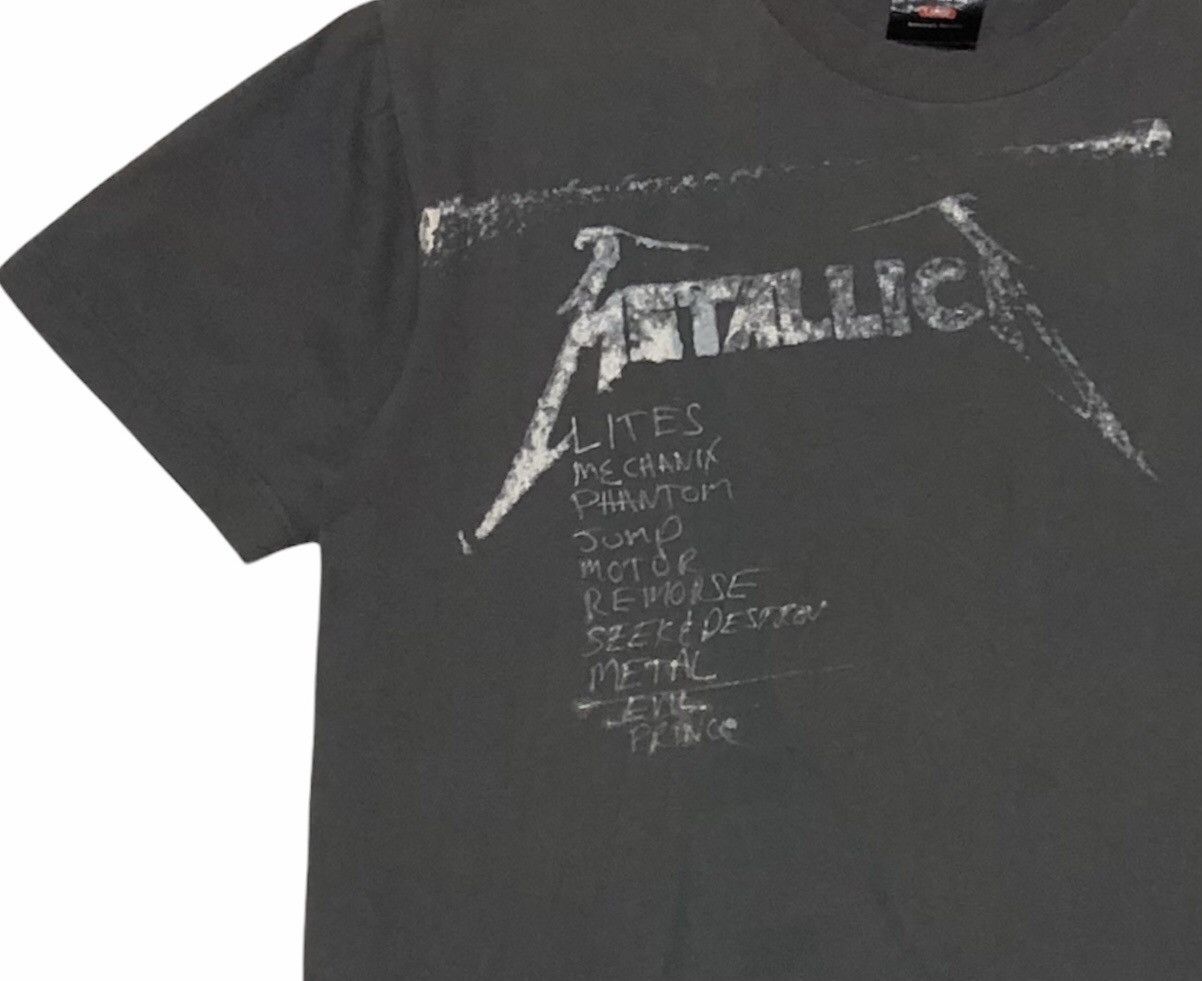 Band Tees Vintage 2000s Metalicca Band Tshirt Metal Rock n Roll Size US L / EU 52-54 / 3 - 3 Thumbnail