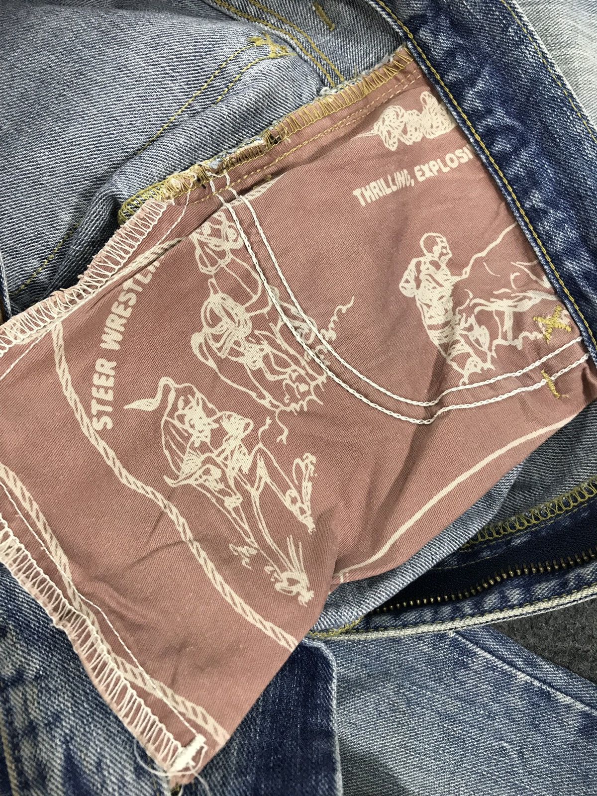 Japanese Brand × Lee Vintage Lee Riders Distressed Denim Jeans Size US 32 / EU 48 - 18 Thumbnail