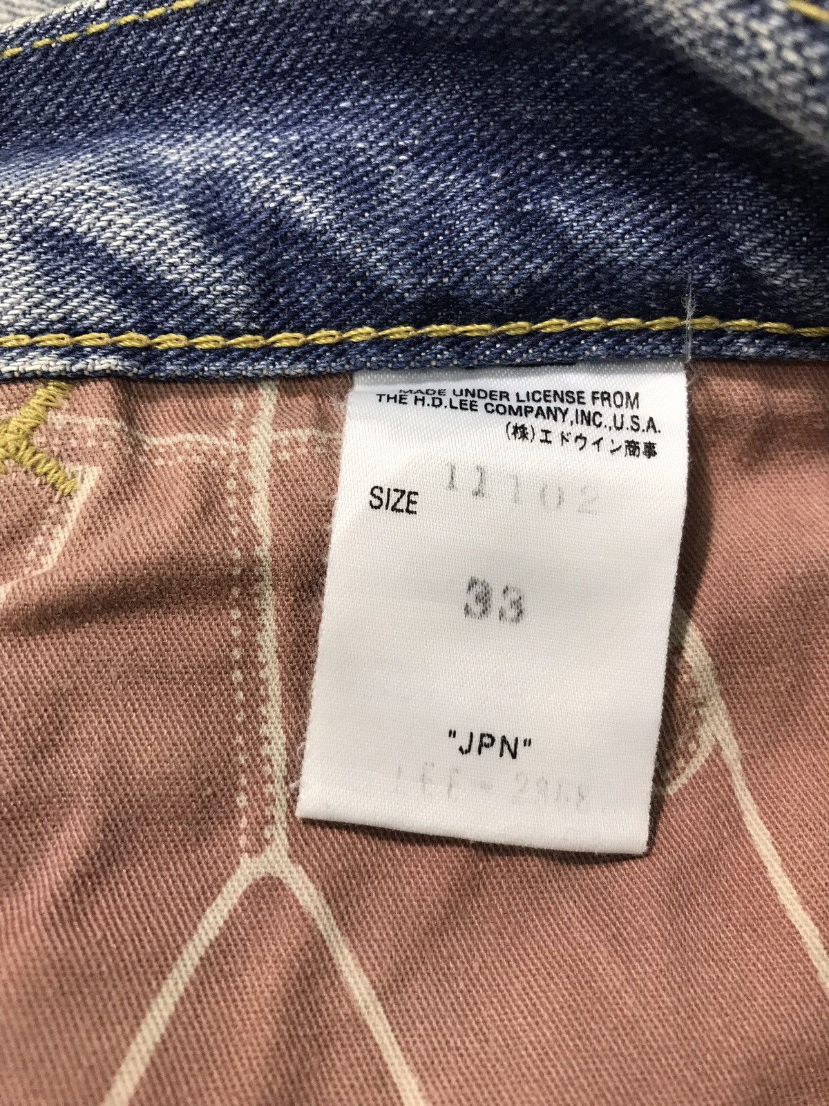 Japanese Brand × Lee Vintage Lee Riders Distressed Denim Jeans Size US 32 / EU 48 - 15 Thumbnail