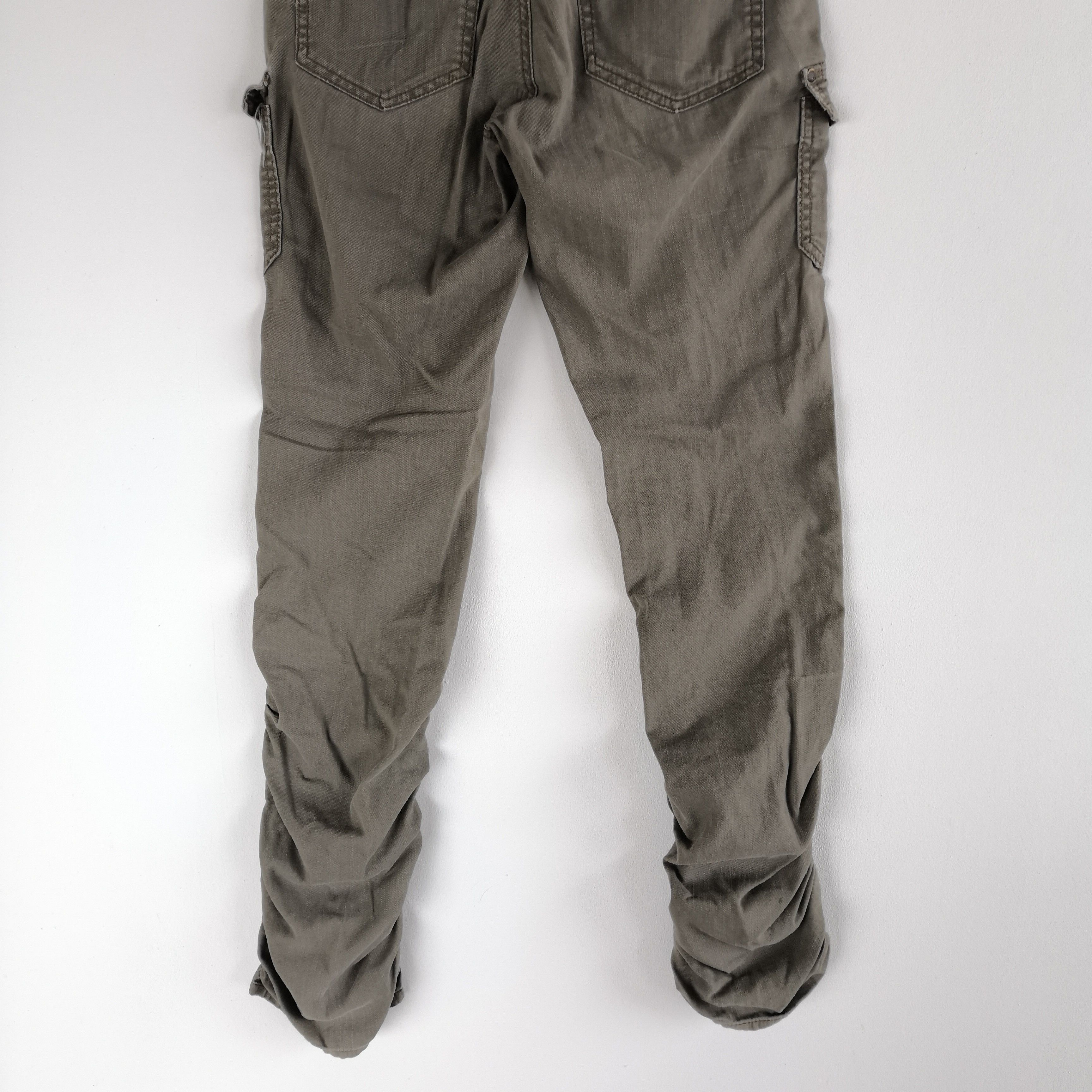 Japanese Brand × Vintage Japanese Cargo Pants Shaggy Pants Multi Pocket Pants Size 28" / US 6 / IT 42 - 4 Thumbnail