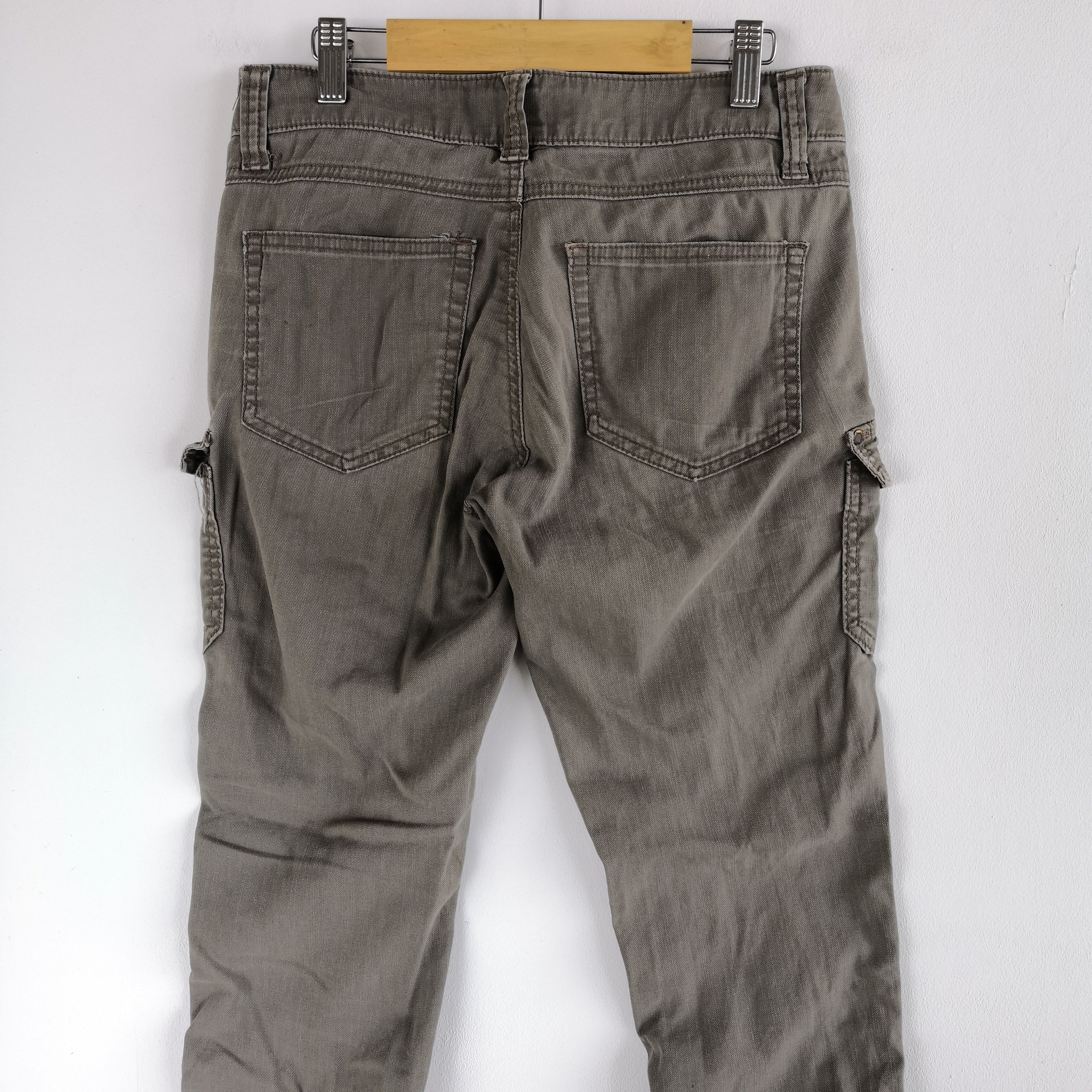 Japanese Brand × Vintage Japanese Cargo Pants Shaggy Pants Multi Pocket Pants Size 28" / US 6 / IT 42 - 3 Thumbnail