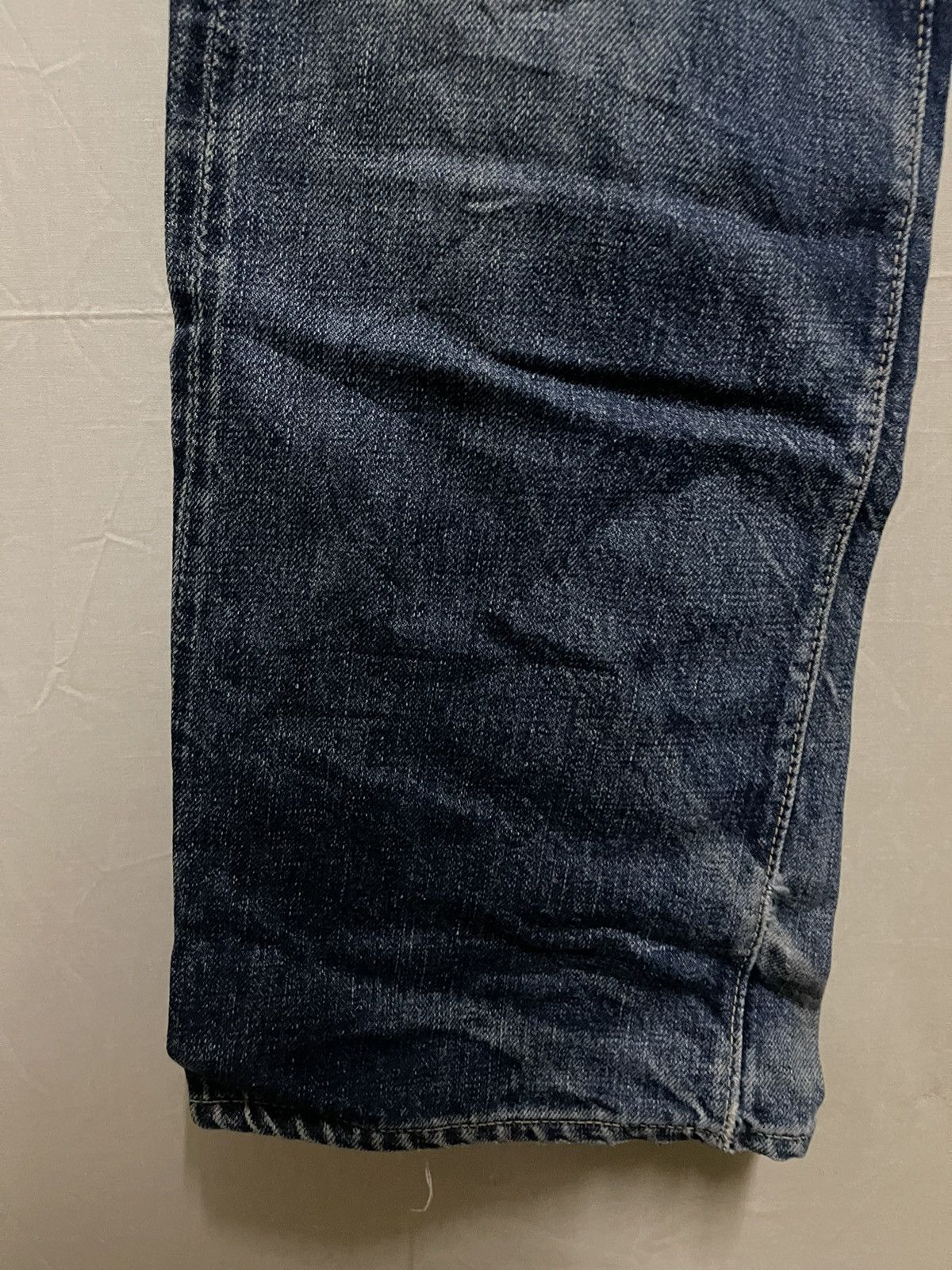 Vintage Warehouse Japan Distressed Jeans Selvedge Size US 30 / EU 46 - 7 Thumbnail