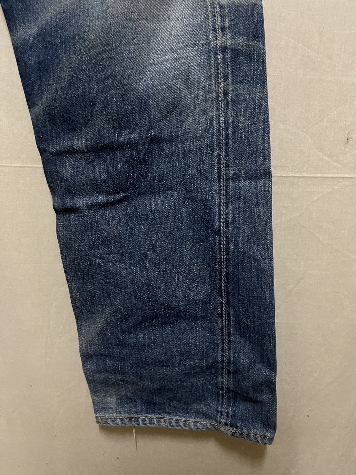Vintage Warehouse Japan Distressed Jeans Selvedge Size US 30 / EU 46 - 5 Thumbnail