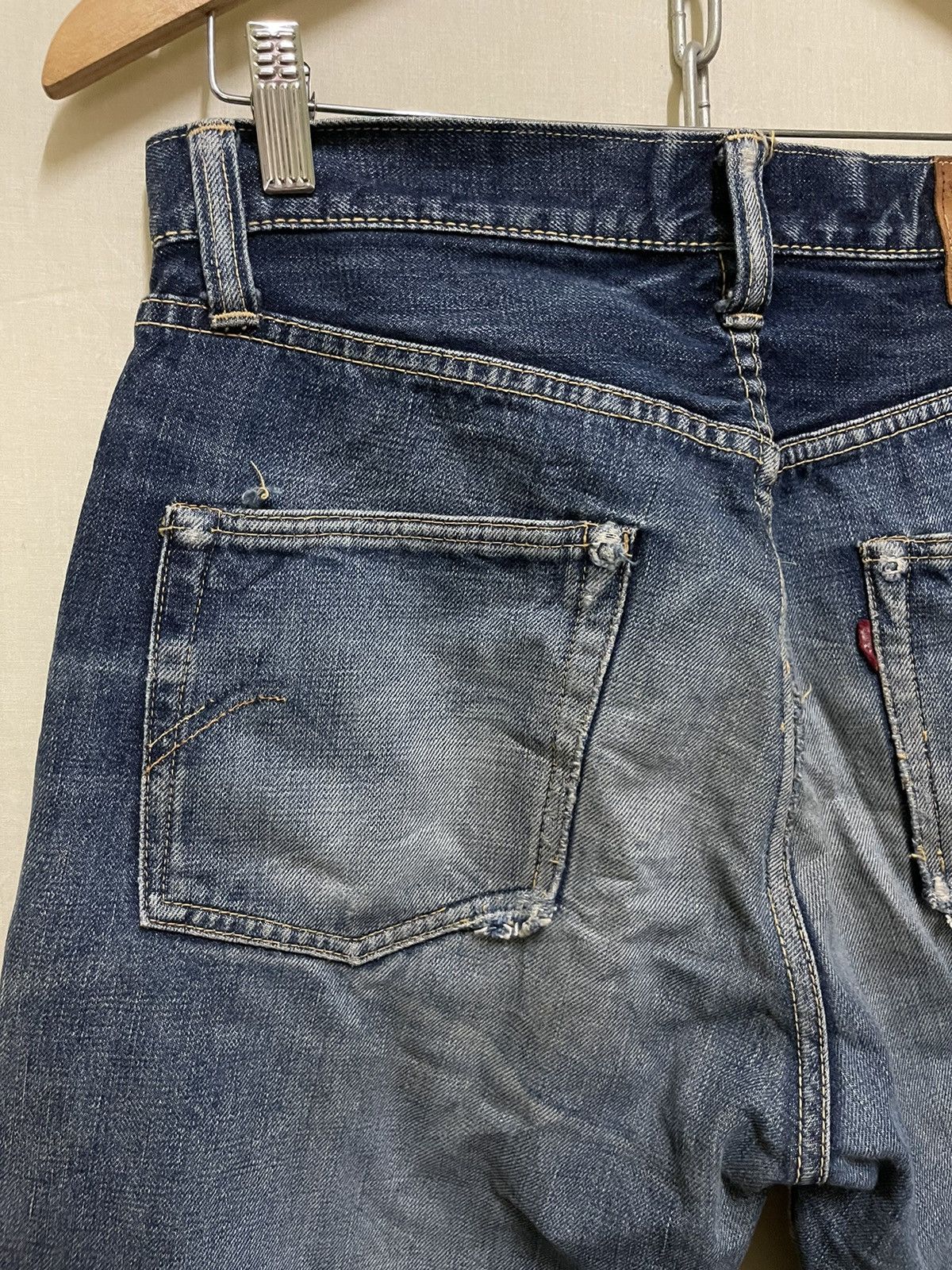 Vintage Warehouse Japan Distressed Jeans Selvedge Size US 30 / EU 46 - 11 Thumbnail