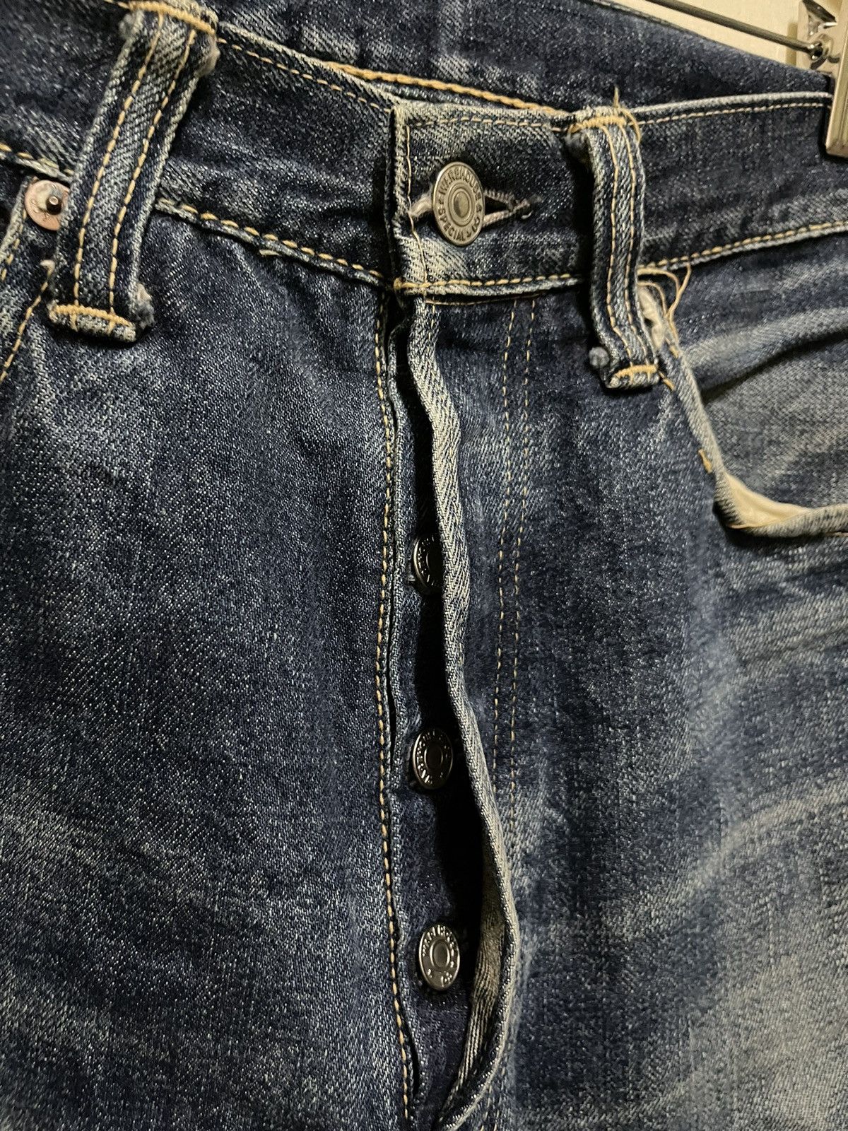Vintage Warehouse Japan Distressed Jeans Selvedge Size US 30 / EU 46 - 8 Thumbnail