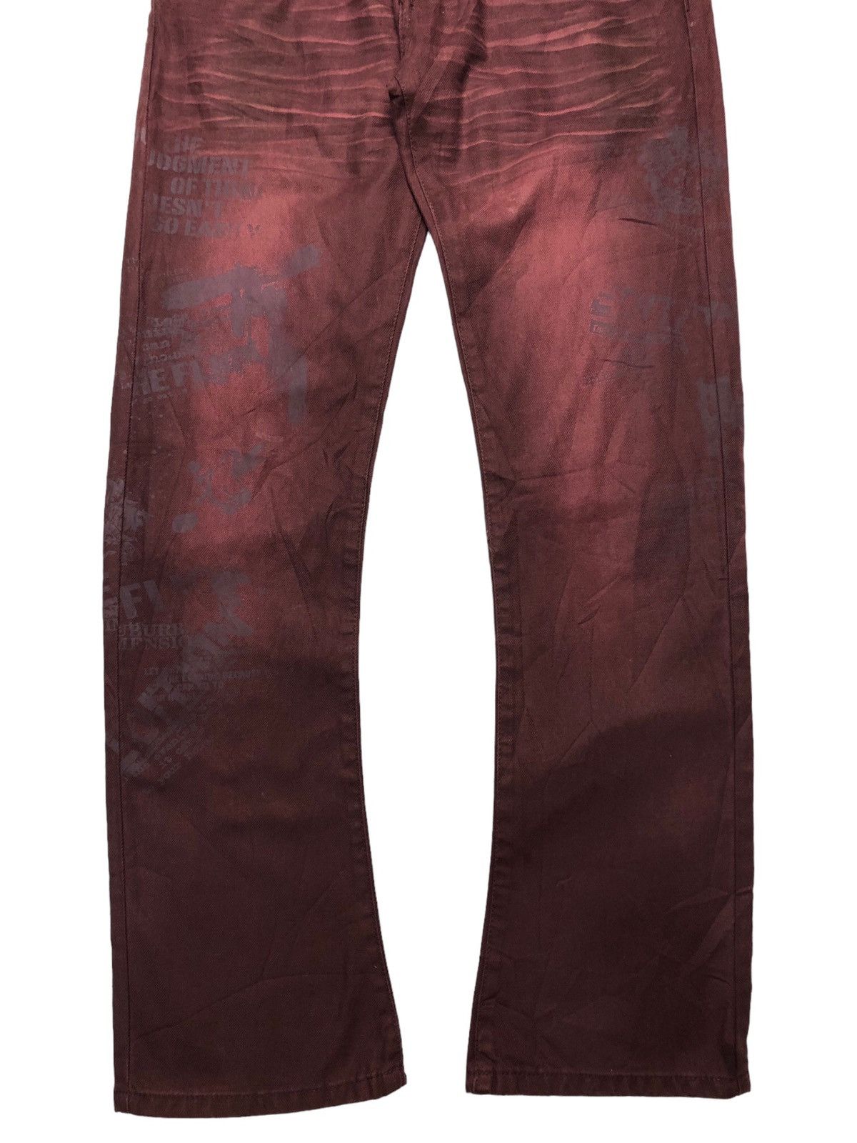 semanticdesign ❤️‍🔥 Semantic Design Buckle Wording flare pants ❤️‍🔥 Size US 32 / EU 48 - 9 Thumbnail