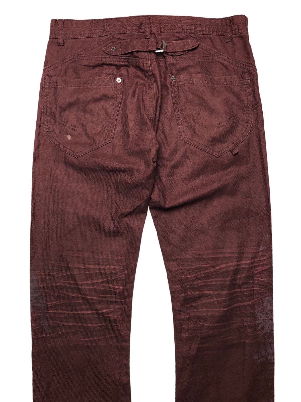 semanticdesign ❤️‍🔥 Semantic Design Buckle Wording flare pants ❤️‍🔥 Size US 32 / EU 48 - 10 Thumbnail