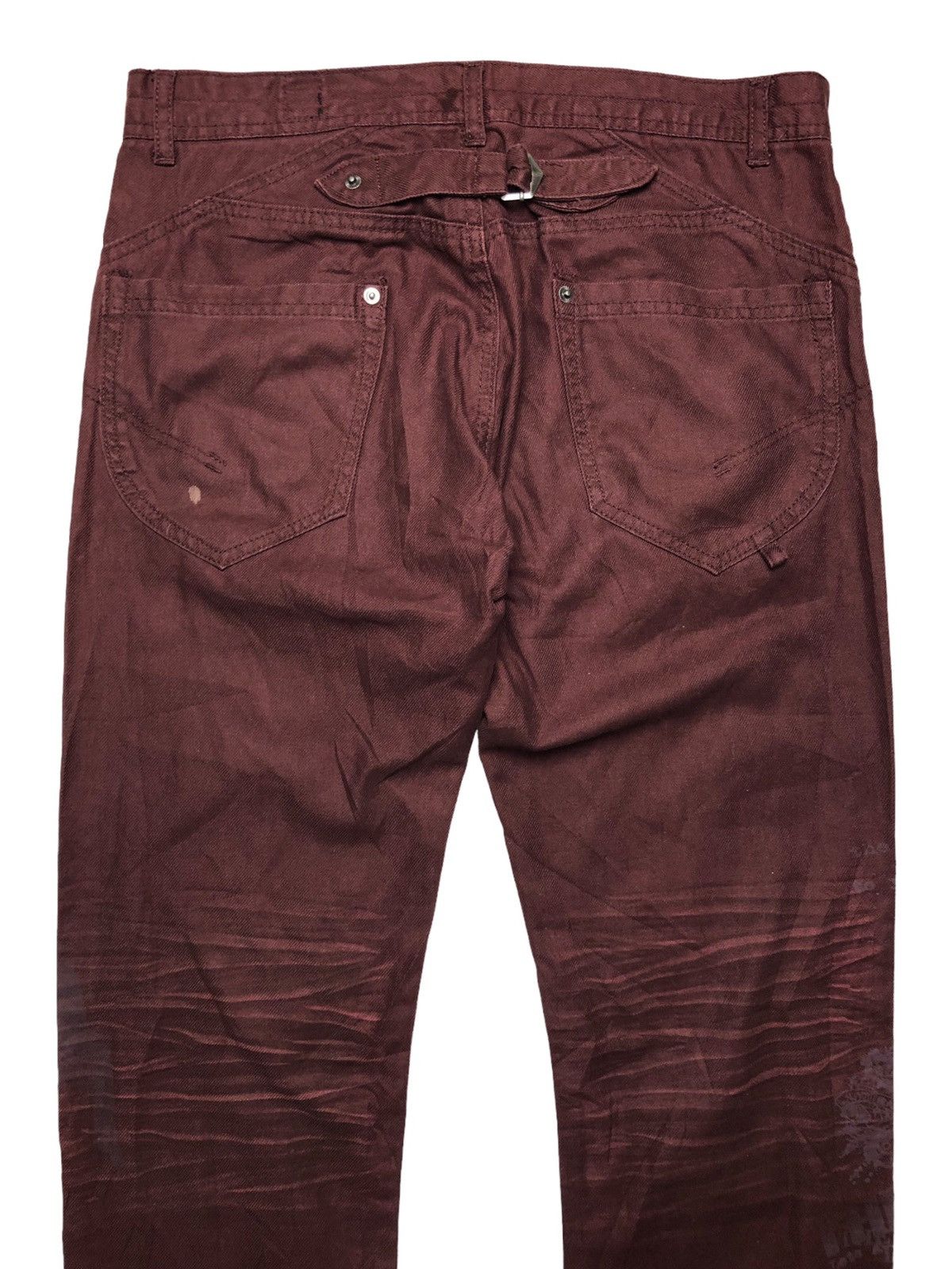 semanticdesign ❤️‍🔥 Semantic Design Buckle Wording flare pants ❤️‍🔥 Size US 32 / EU 48 - 11 Thumbnail