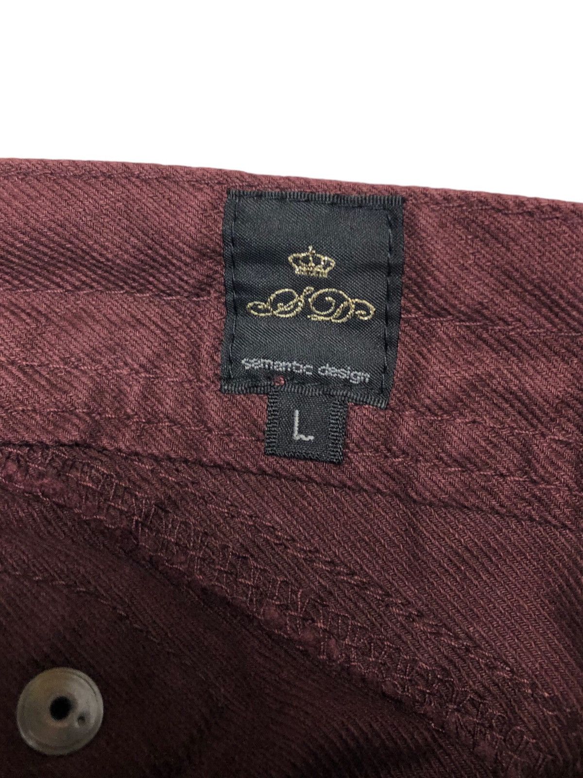semanticdesign ❤️‍🔥 Semantic Design Buckle Wording flare pants ❤️‍🔥 Size US 32 / EU 48 - 14 Thumbnail