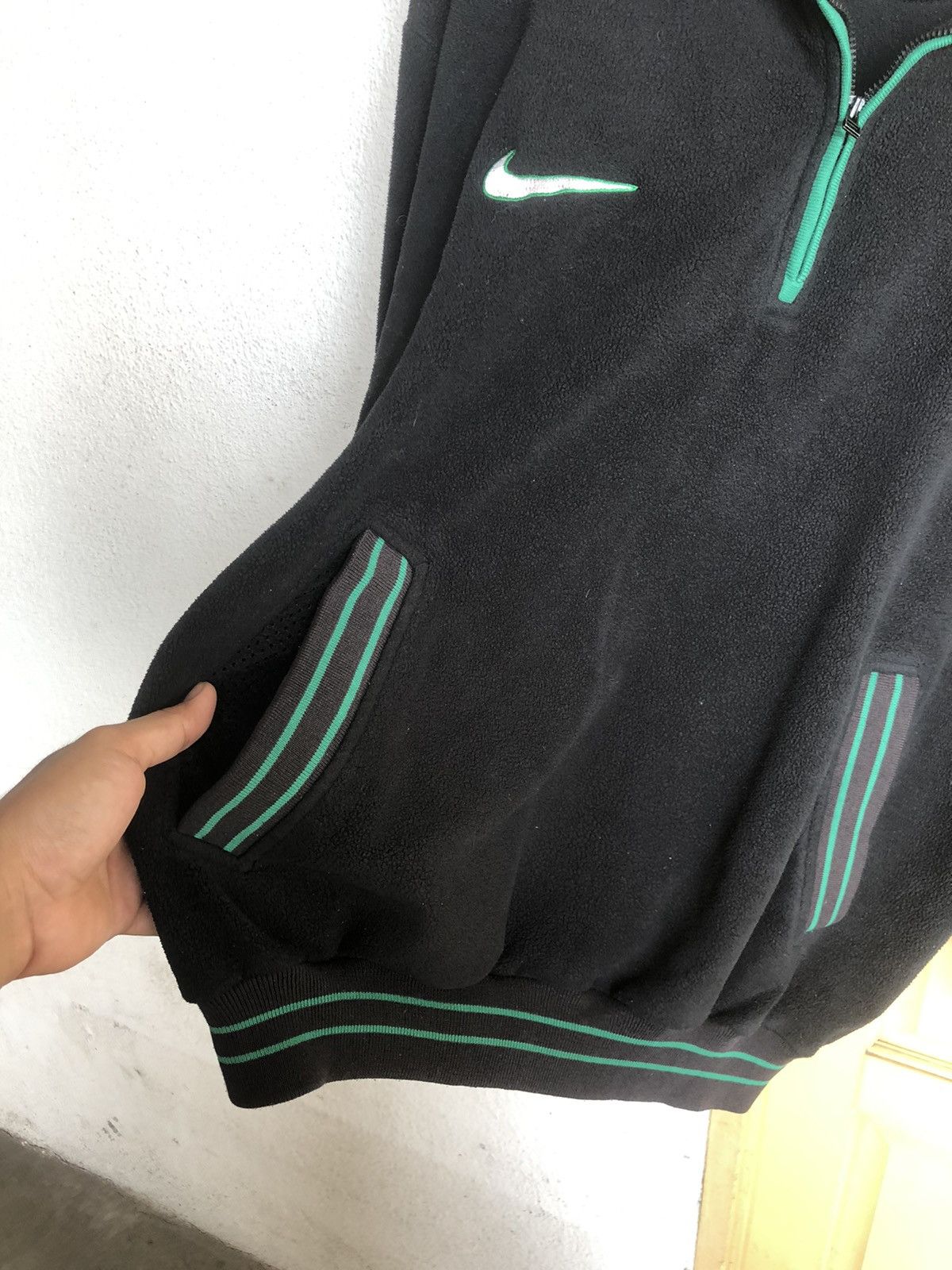 Nike Vintage Nike Verdy Big Swoosh Back Baggy Fleece Jackets Size US XL / EU 56 / 4 - 14 Thumbnail