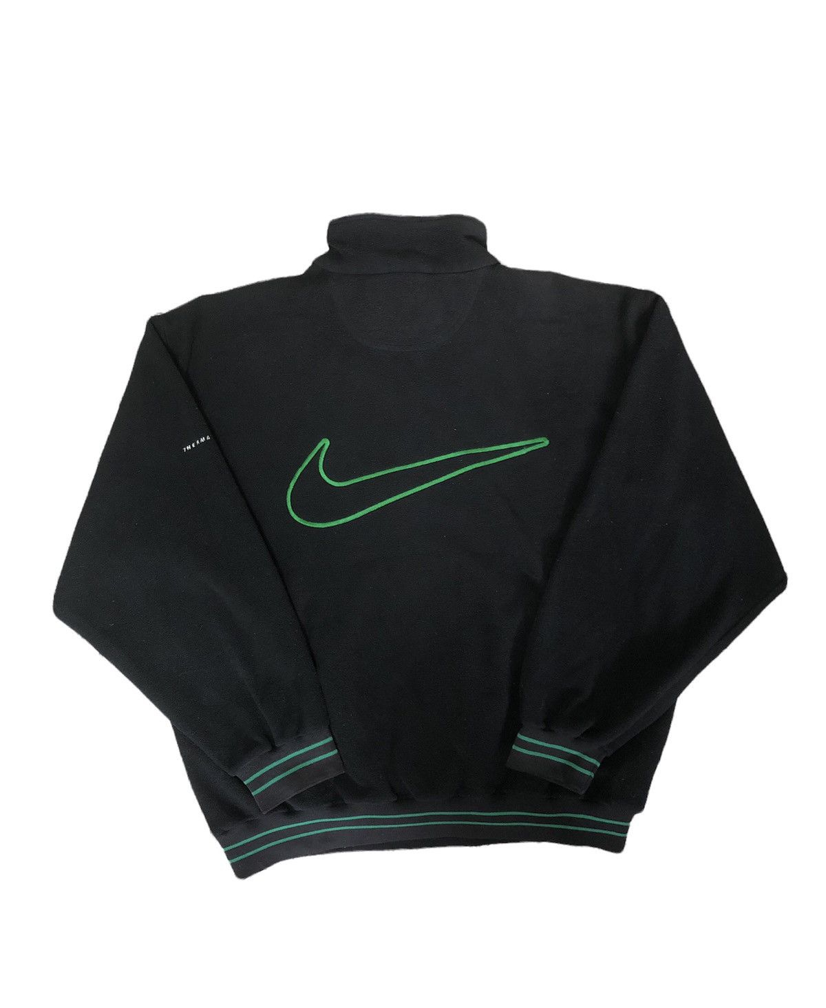 Nike Vintage Nike Verdy Big Swoosh Back Baggy Fleece Jackets Size US XL / EU 56 / 4 - 4 Thumbnail
