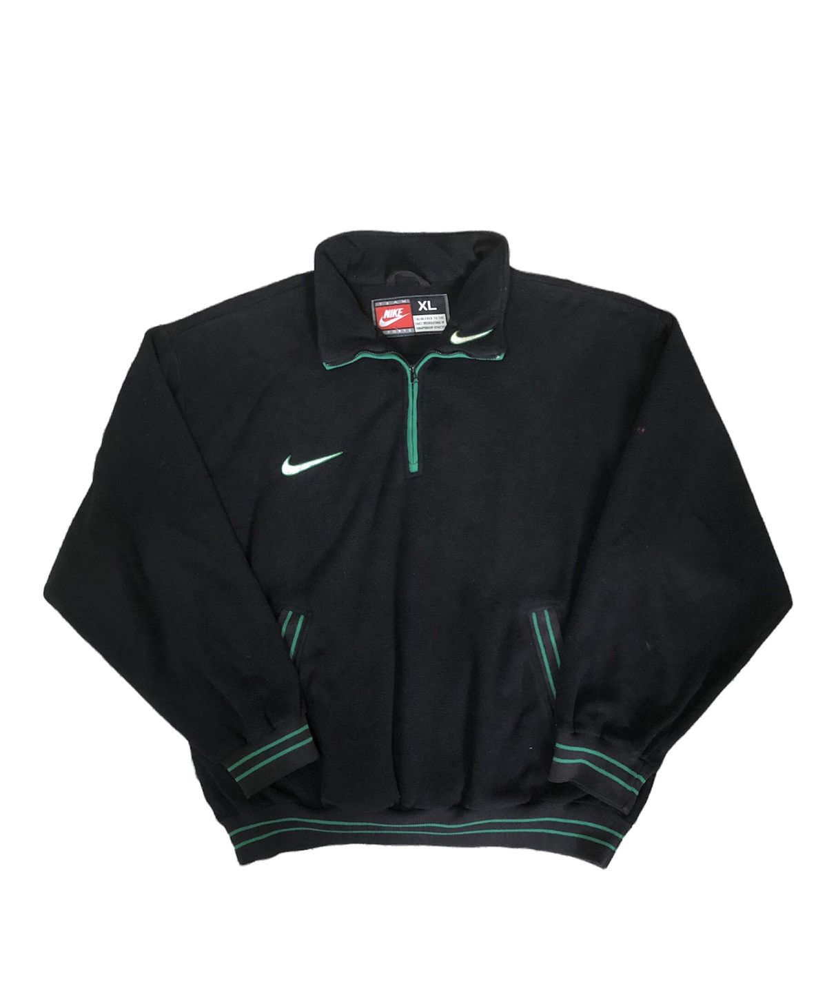 Nike Vintage Nike Verdy Big Swoosh Back Baggy Fleece Jackets Size US XL / EU 56 / 4 - 3 Thumbnail