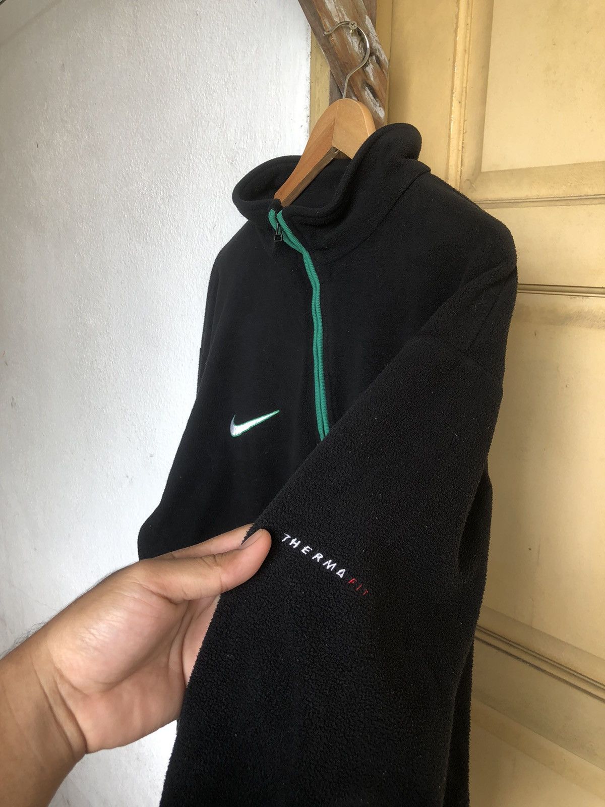 Nike Vintage Nike Verdy Big Swoosh Back Baggy Fleece Jackets Size US XL / EU 56 / 4 - 7 Thumbnail