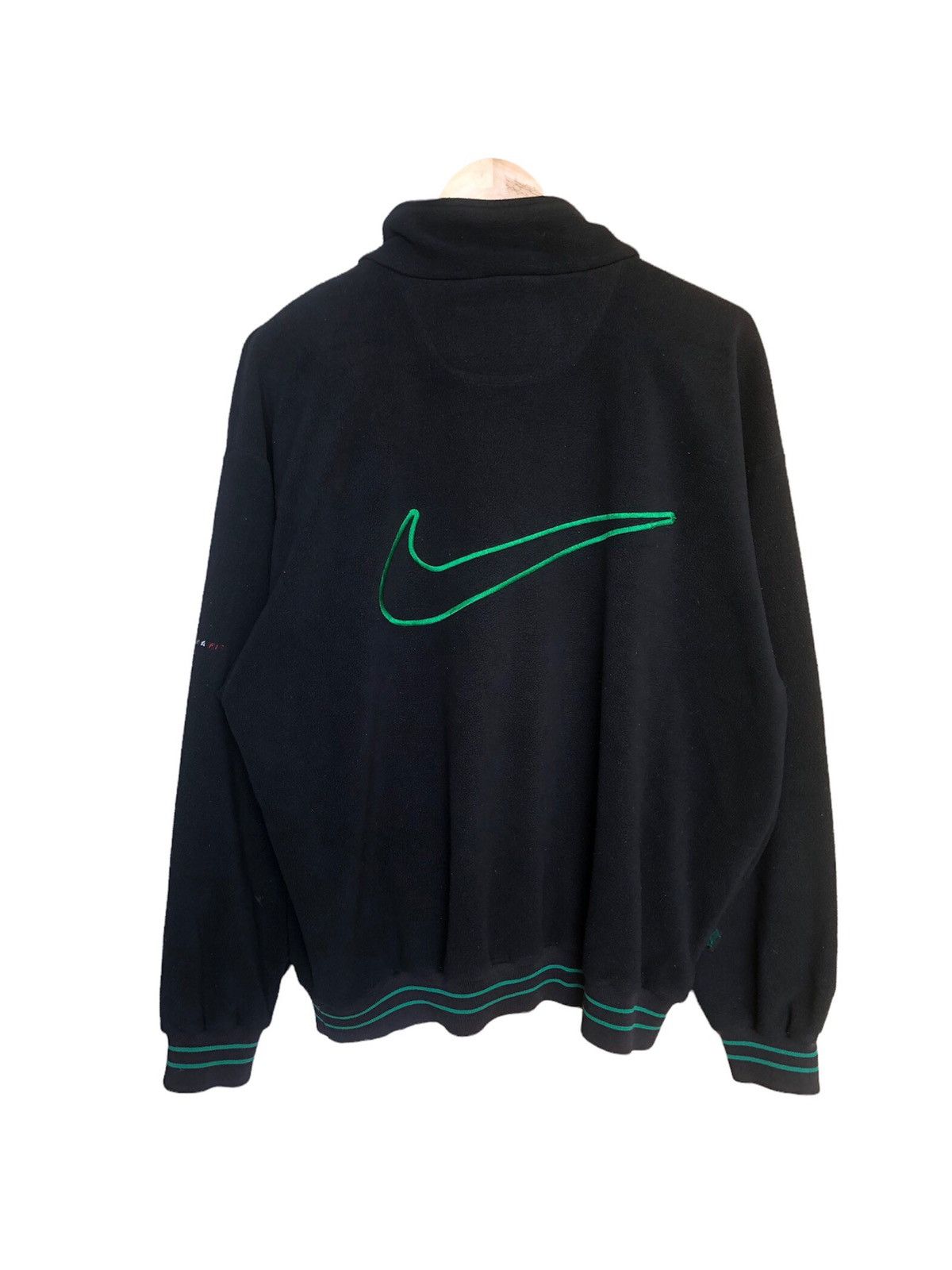 Nike Vintage Nike Verdy Big Swoosh Back Baggy Fleece Jackets Size US XL / EU 56 / 4 - 1 Thumbnail