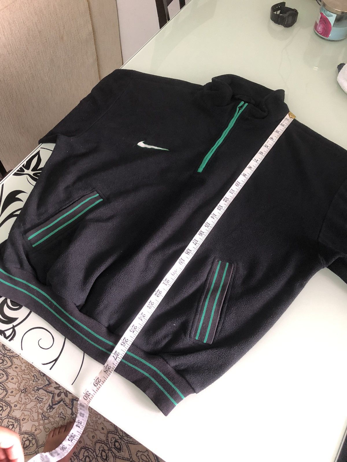 Nike Vintage Nike Verdy Big Swoosh Back Baggy Fleece Jackets Size US XL / EU 56 / 4 - 20 Thumbnail