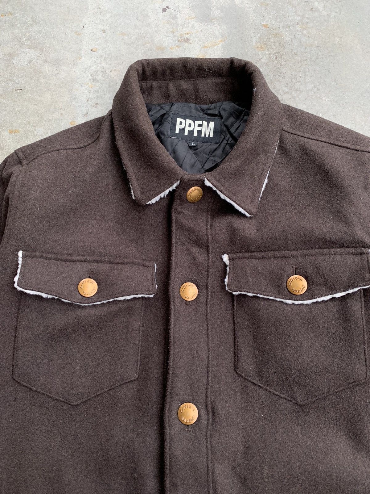 PPFM Vintage PPFM UNION MADE wool Worker CPO Jacket Size US M / EU 48-50 / 2 - 2 Thumbnail