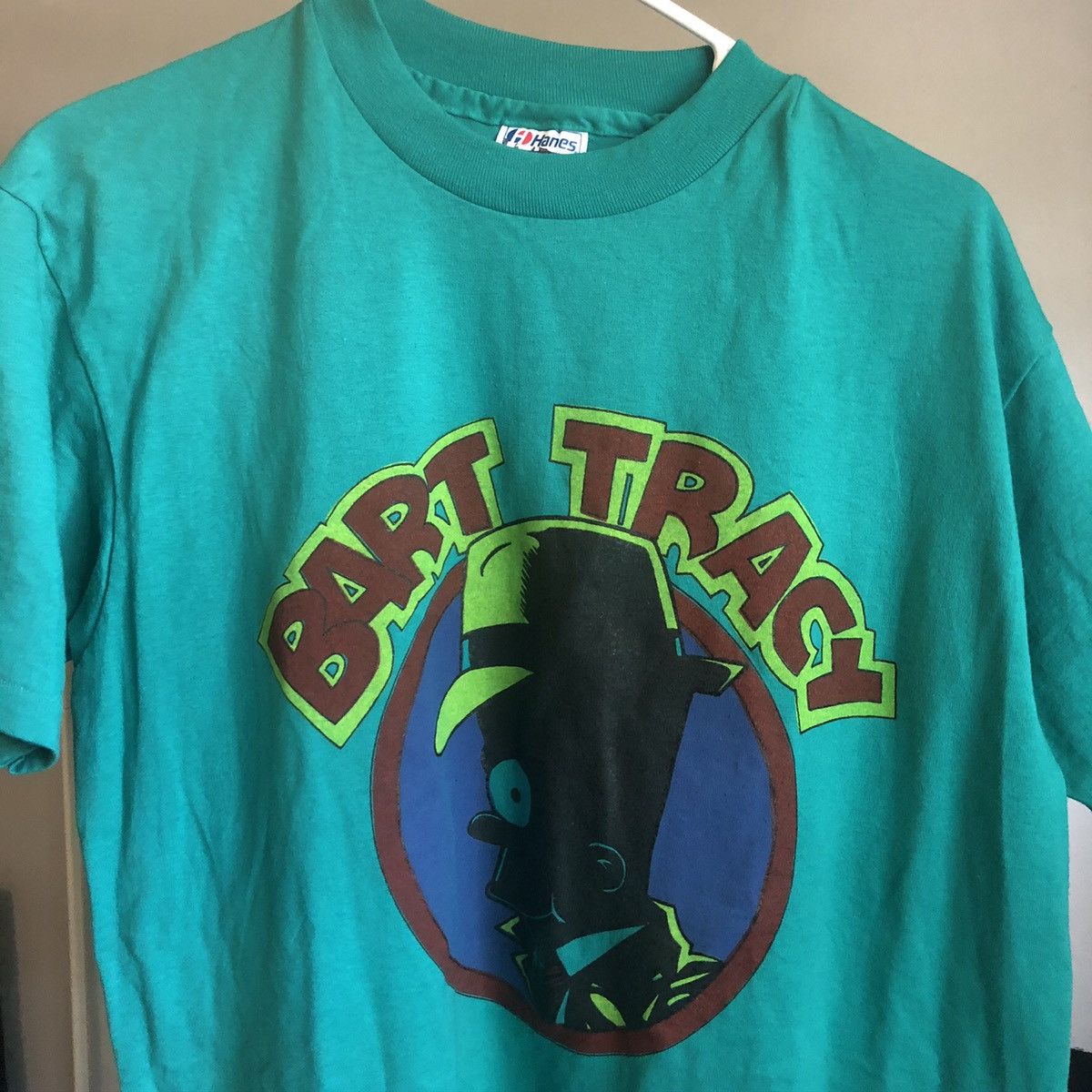 The Simpsons Vintage 90s Bart Simpson Dick Black Bart Tracy Logo Tee Size US L / EU 52-54 / 3 - 2 Thumbnail