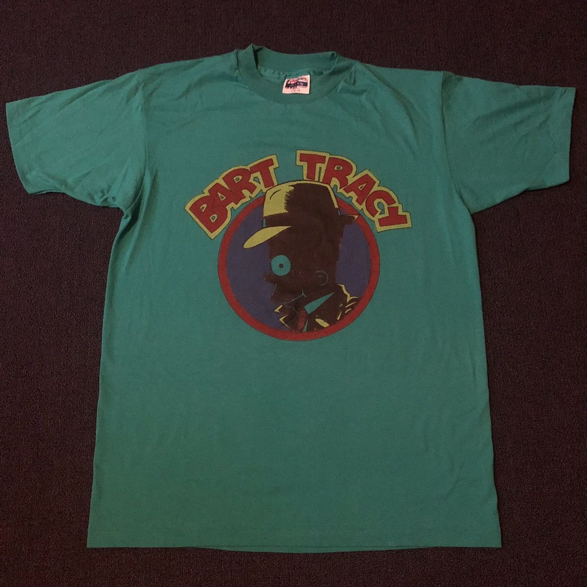 The Simpsons Vintage 90s Bart Simpson Dick Black Bart Tracy Logo Tee Size US L / EU 52-54 / 3 - 3 Thumbnail
