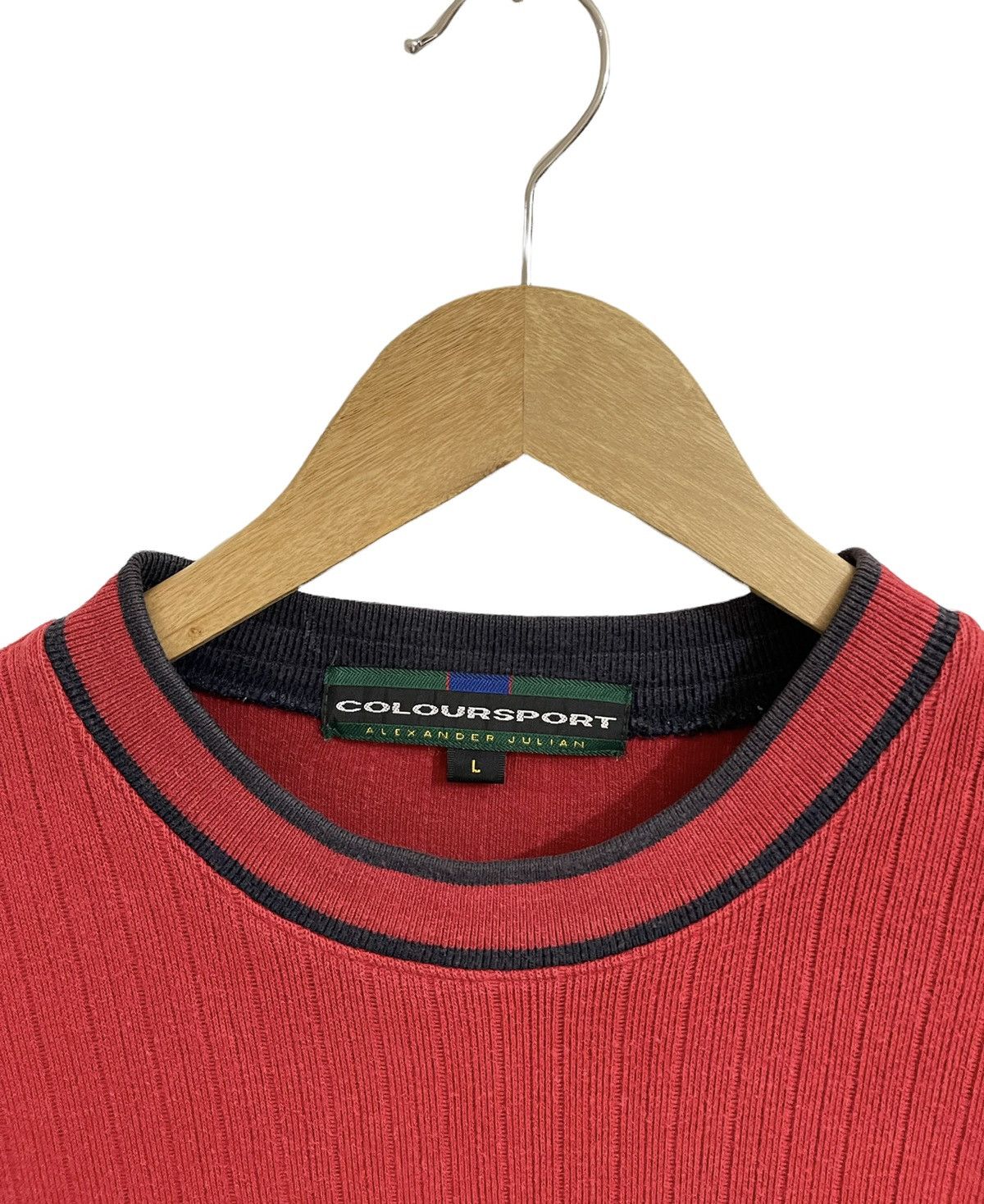 Alexander Julian × Vintage Alexander Julian sweatshirt designer spellout logo Size US L / EU 52-54 / 3 - 5 Thumbnail
