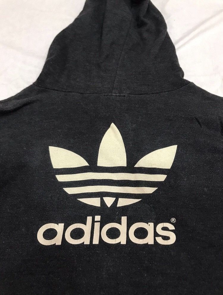 Adidas Vintage 90s Adidas Trefoil Big logo Hoodie Size US M / EU 48-50 / 2 - 3 Thumbnail