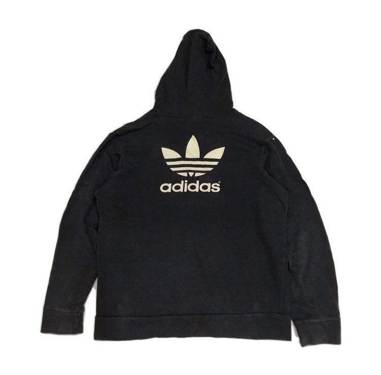 Adidas Vintage 90s Adidas Trefoil Big logo Hoodie Size US M / EU 48-50 / 2 - 1 Thumbnail