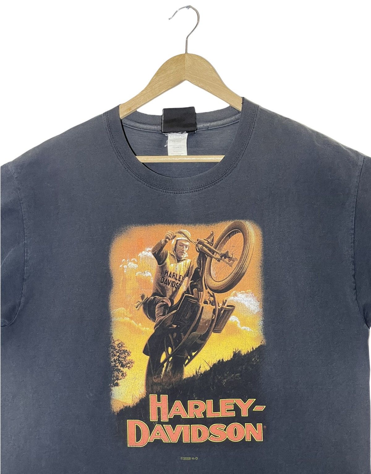 Harley Davidson Harley Davidson Tshirt Distressed harley davidson museum Size US L / EU 52-54 / 3 - 3 Thumbnail