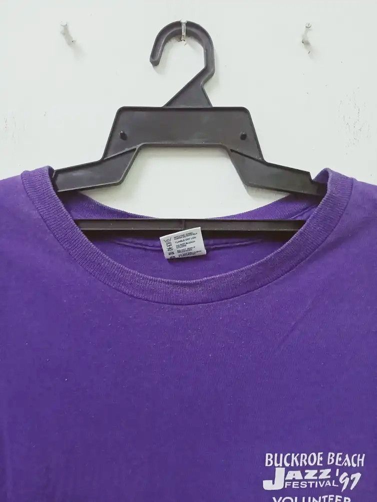 Band Tees Vintage 90's Buckroe Beach Jazz Festival T- shirt Size US XXL / EU 58 / 5 - 3 Thumbnail