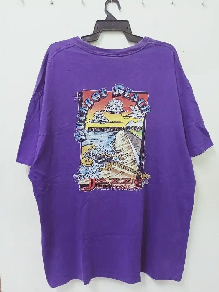 Band Tees Vintage 90's Buckroe Beach Jazz Festival T- shirt Size US XXL / EU 58 / 5 - 1 Thumbnail