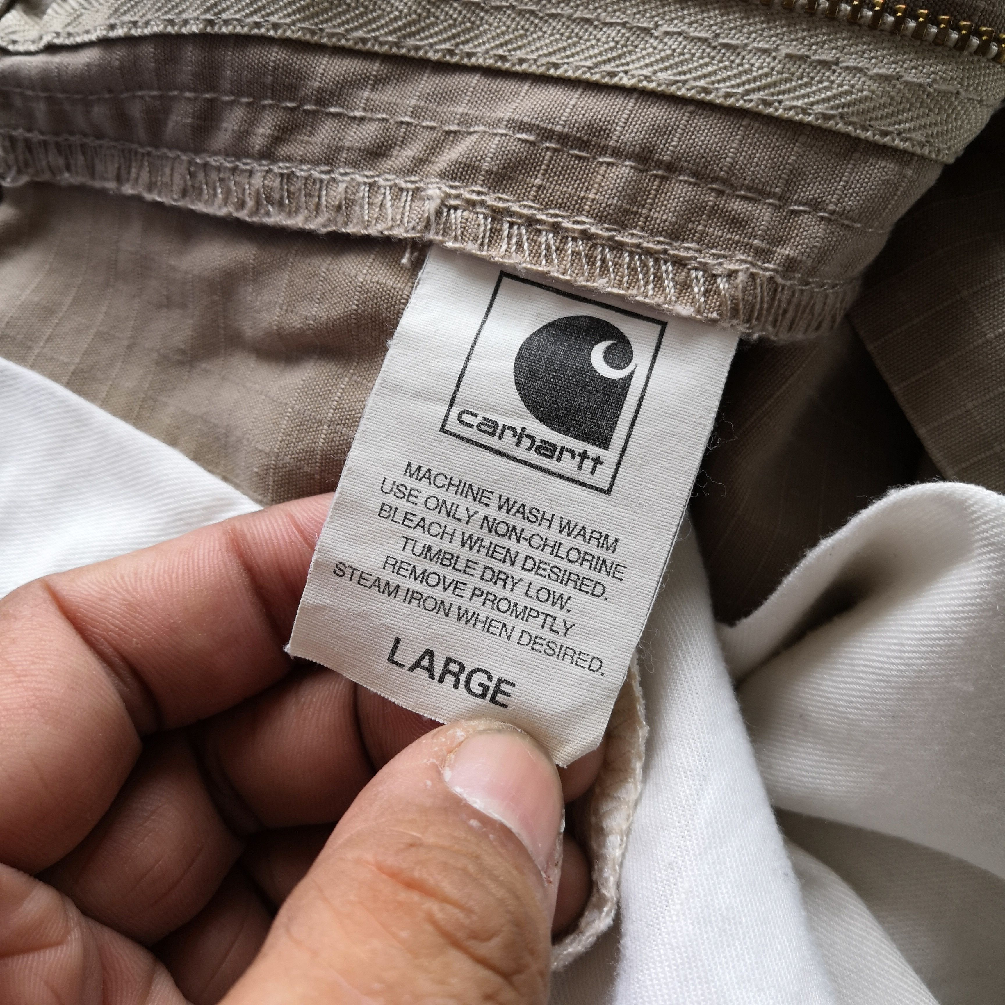 Carhartt × Carhartt Wip × Vintage Carhartt Cargo Pants Multi Pocket Utility Military Pants Size US 30 / EU 46 - 8 Thumbnail