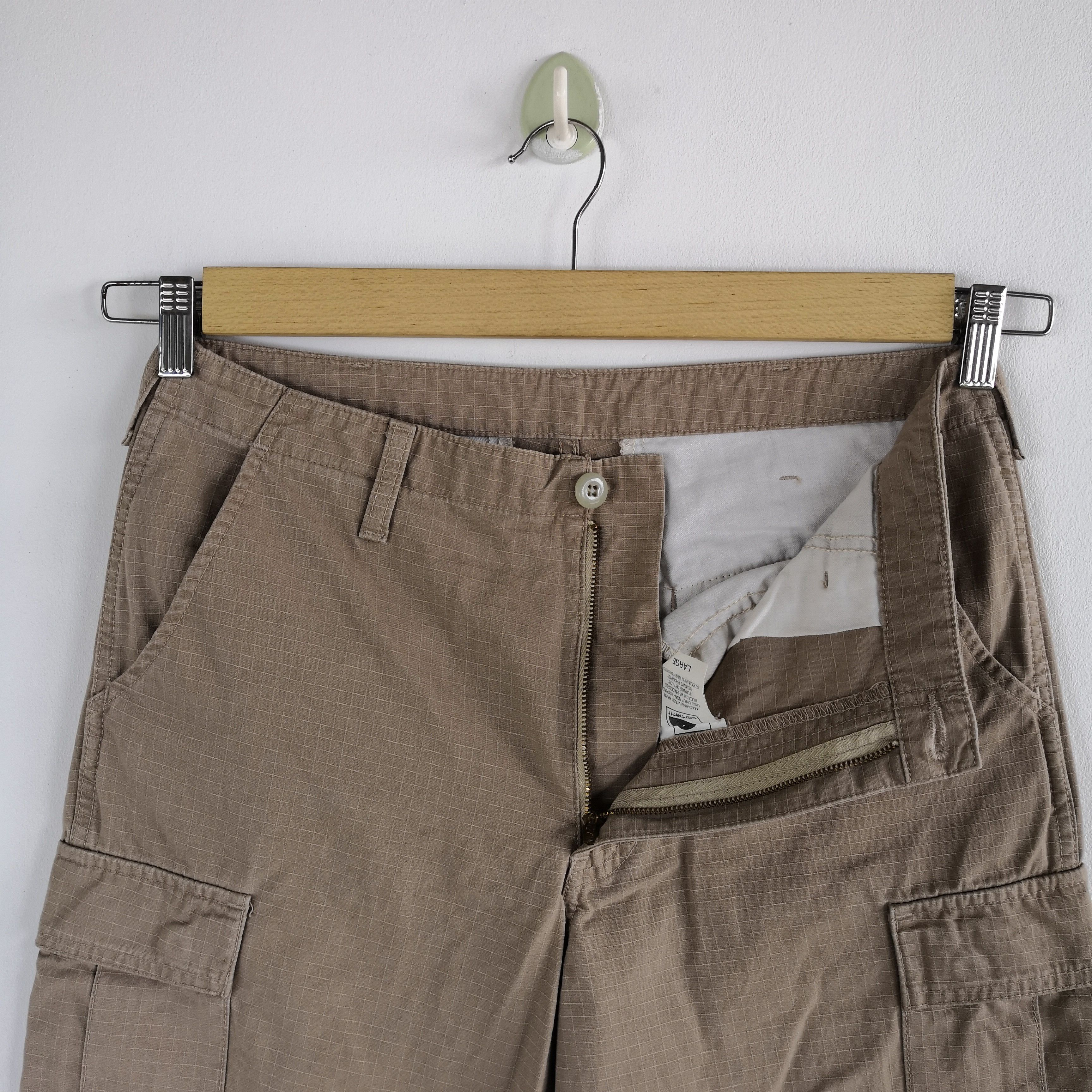 Carhartt × Carhartt Wip × Vintage Carhartt Cargo Pants Multi Pocket Utility Military Pants Size US 30 / EU 46 - 7 Thumbnail