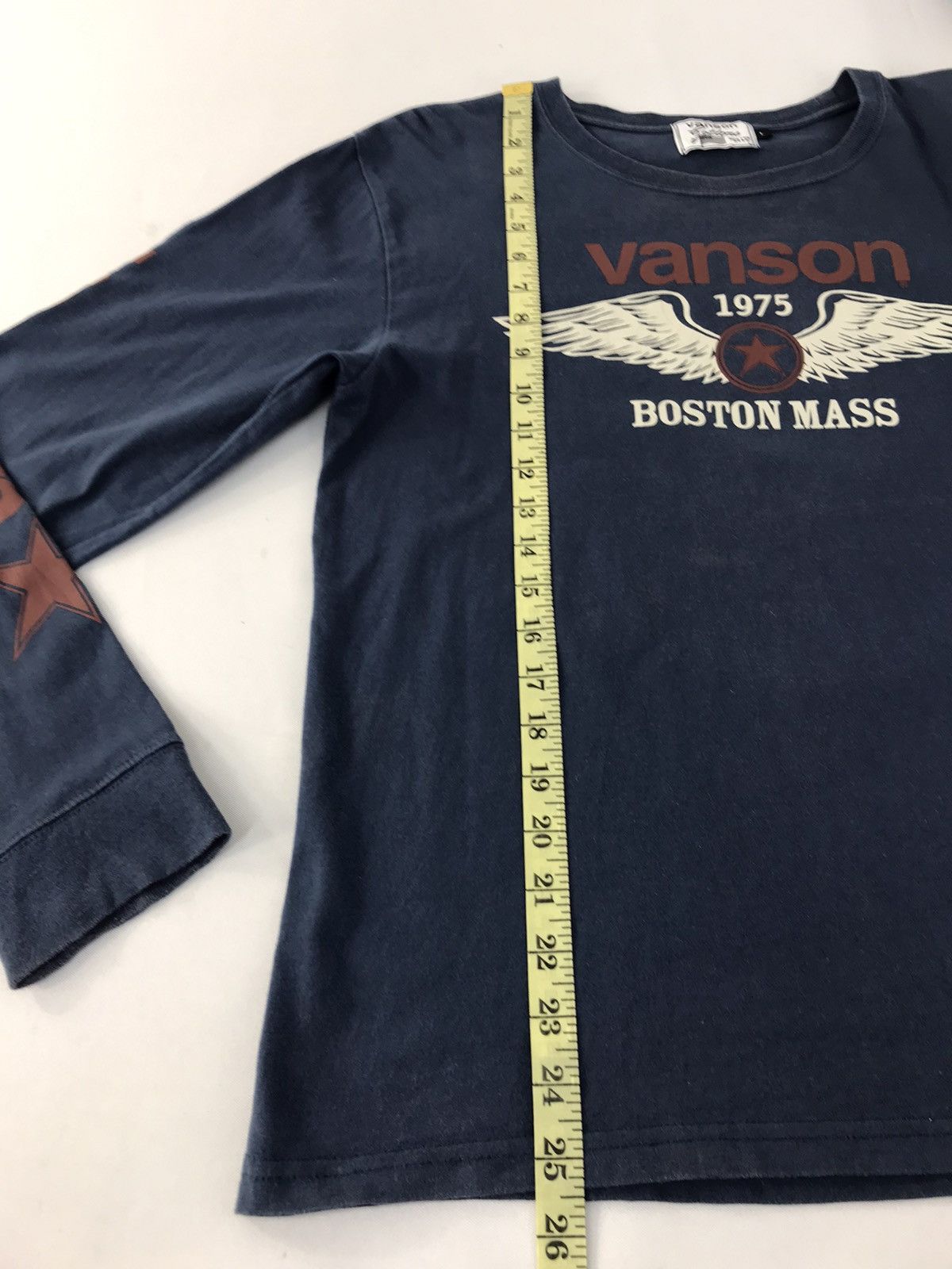 Japanese Brand × Vanson Leathers Vanson Motor Oil 951 Broadway Fall River Md02724 Long Sleev Size US M / EU 48-50 / 2 - 11 Thumbnail