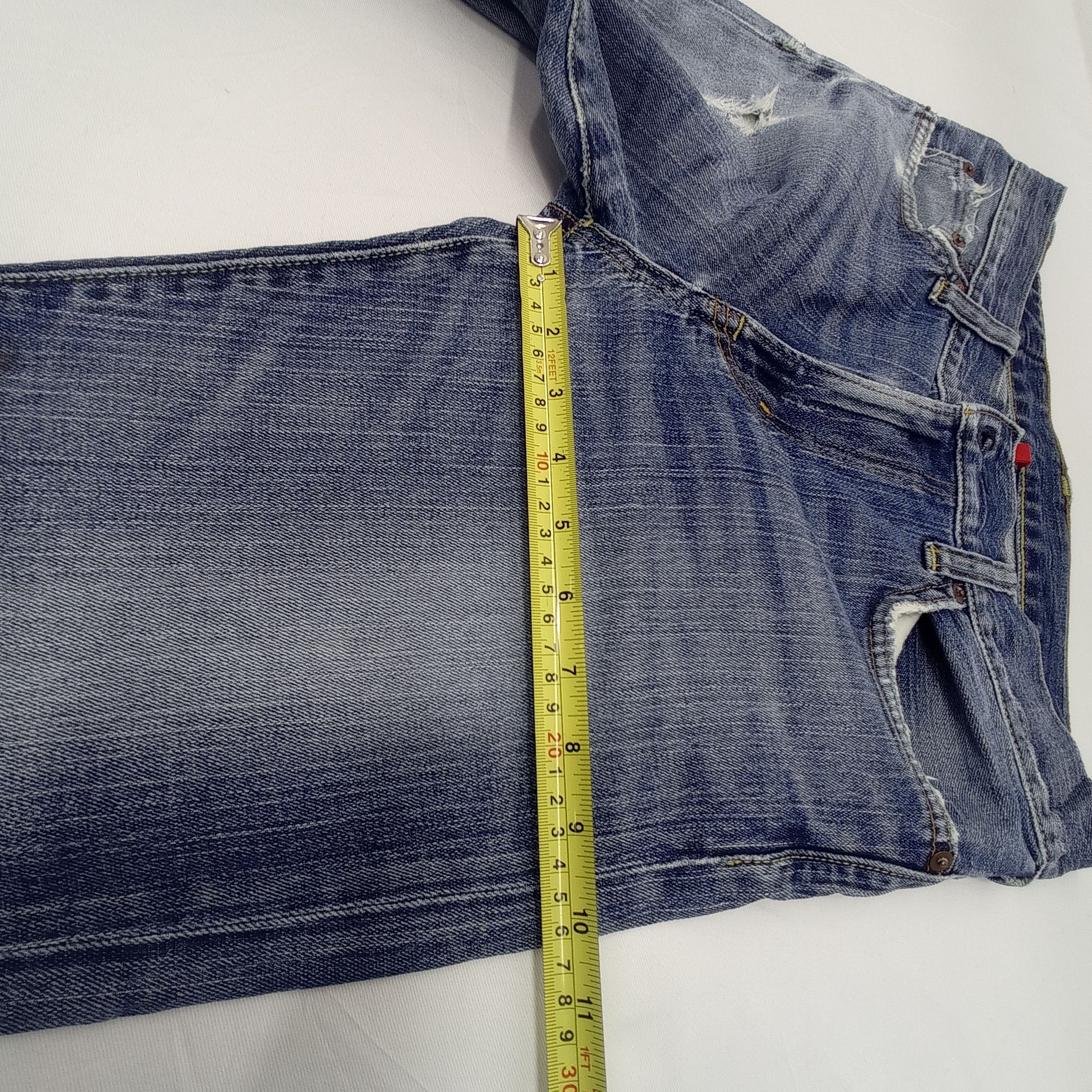 Uniqlo Uniqlo Distressed Denim Jeans Pants Size US 32 / EU 48 - 6 Thumbnail
