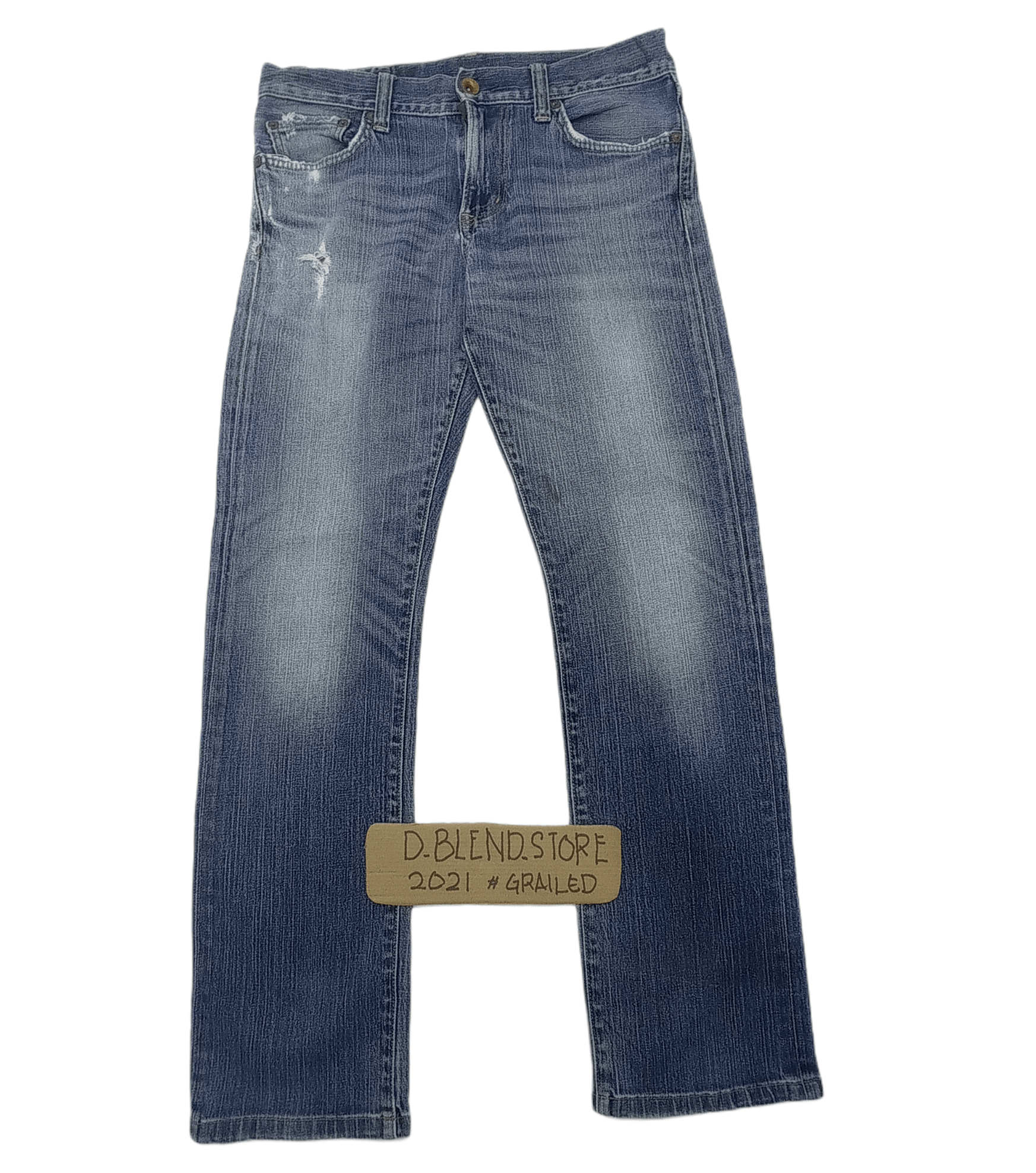 Uniqlo Uniqlo Distressed Denim Jeans Pants Size US 32 / EU 48 - 1 Thumbnail