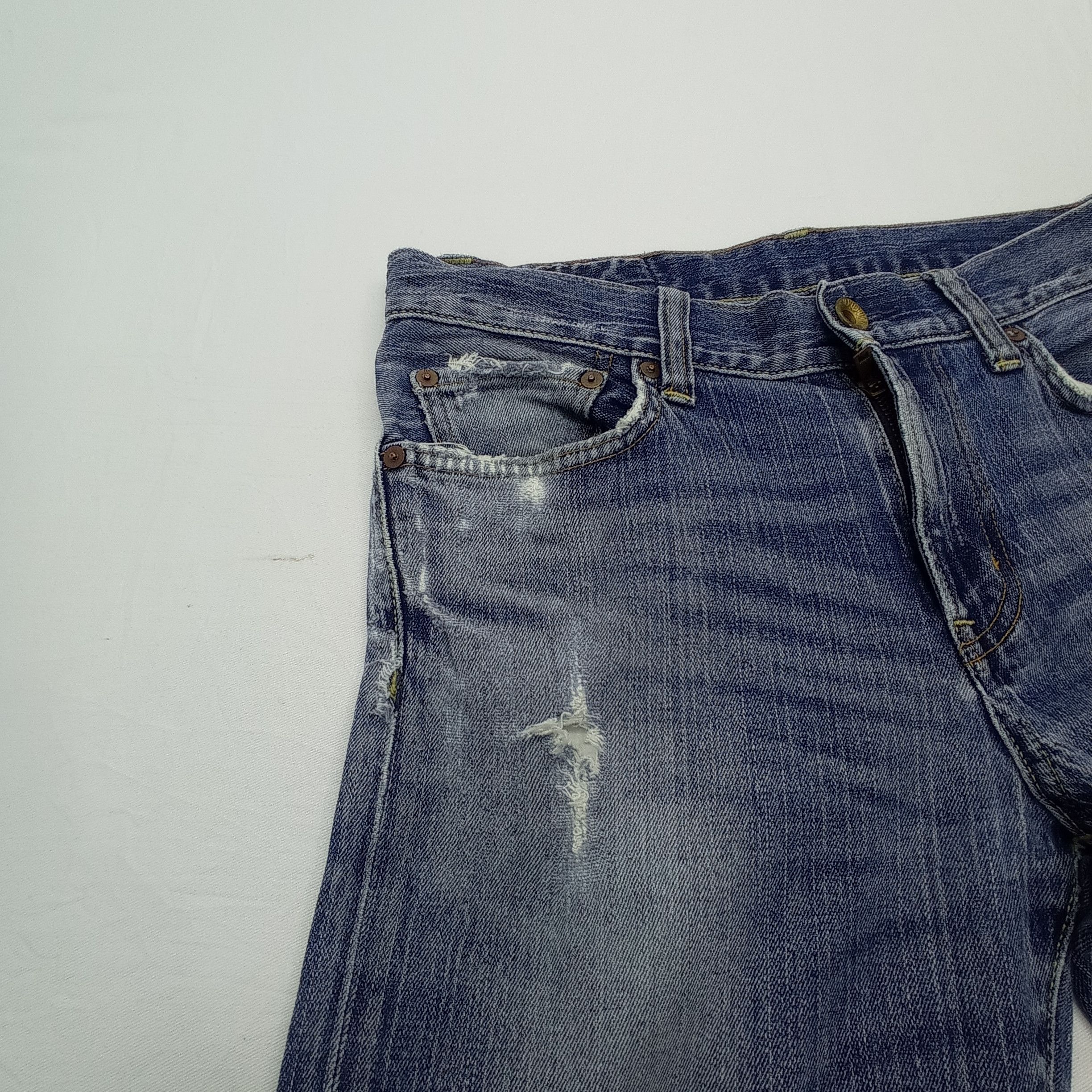 Uniqlo Uniqlo Distressed Denim Jeans Pants Size US 32 / EU 48 - 17 Thumbnail
