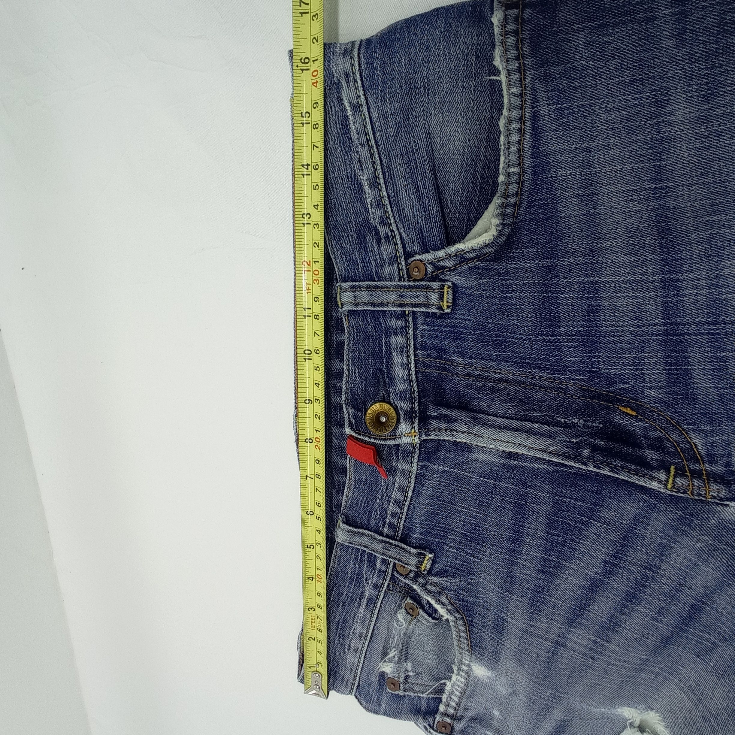 Uniqlo Uniqlo Distressed Denim Jeans Pants Size US 32 / EU 48 - 5 Thumbnail