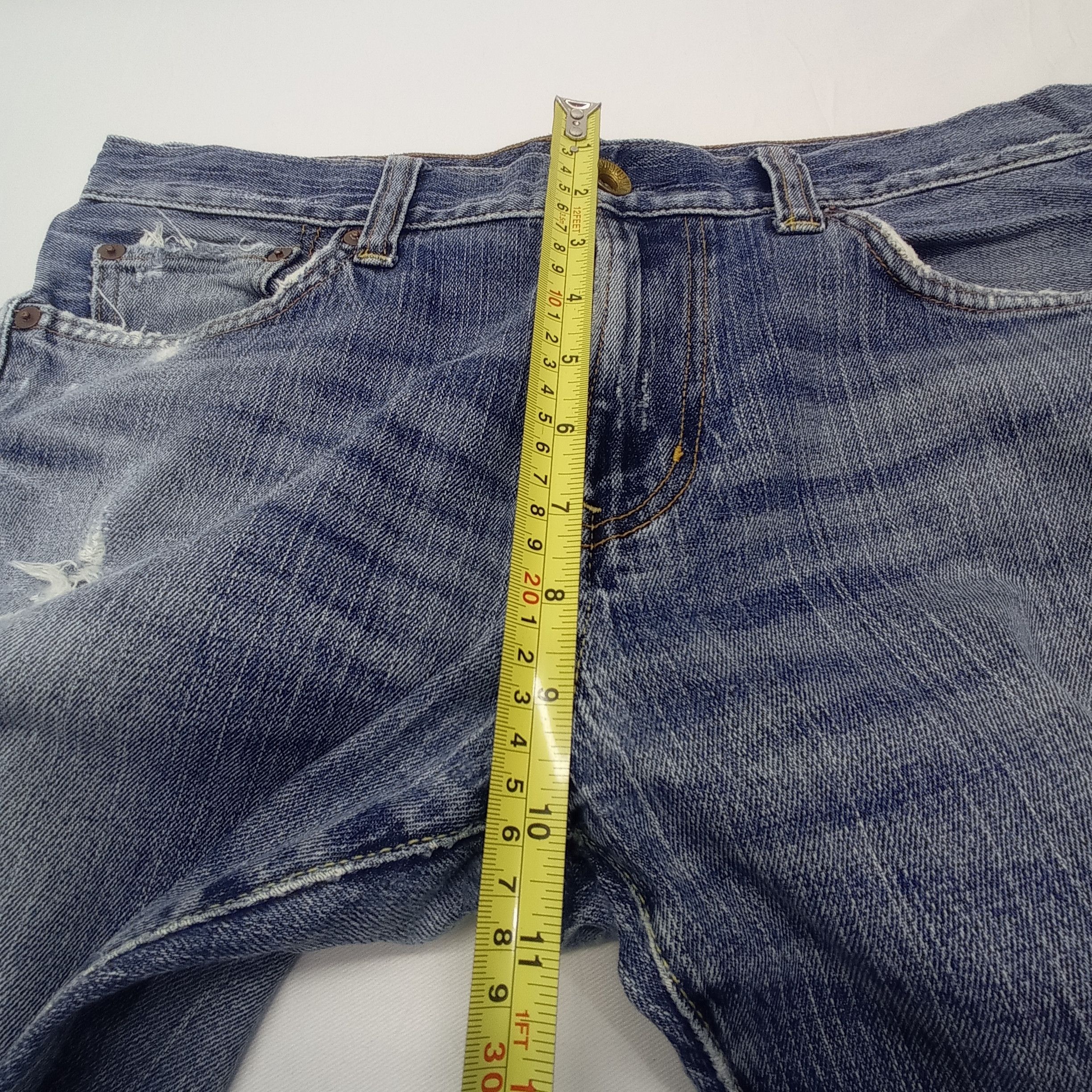 Uniqlo Uniqlo Distressed Denim Jeans Pants Size US 32 / EU 48 - 4 Thumbnail