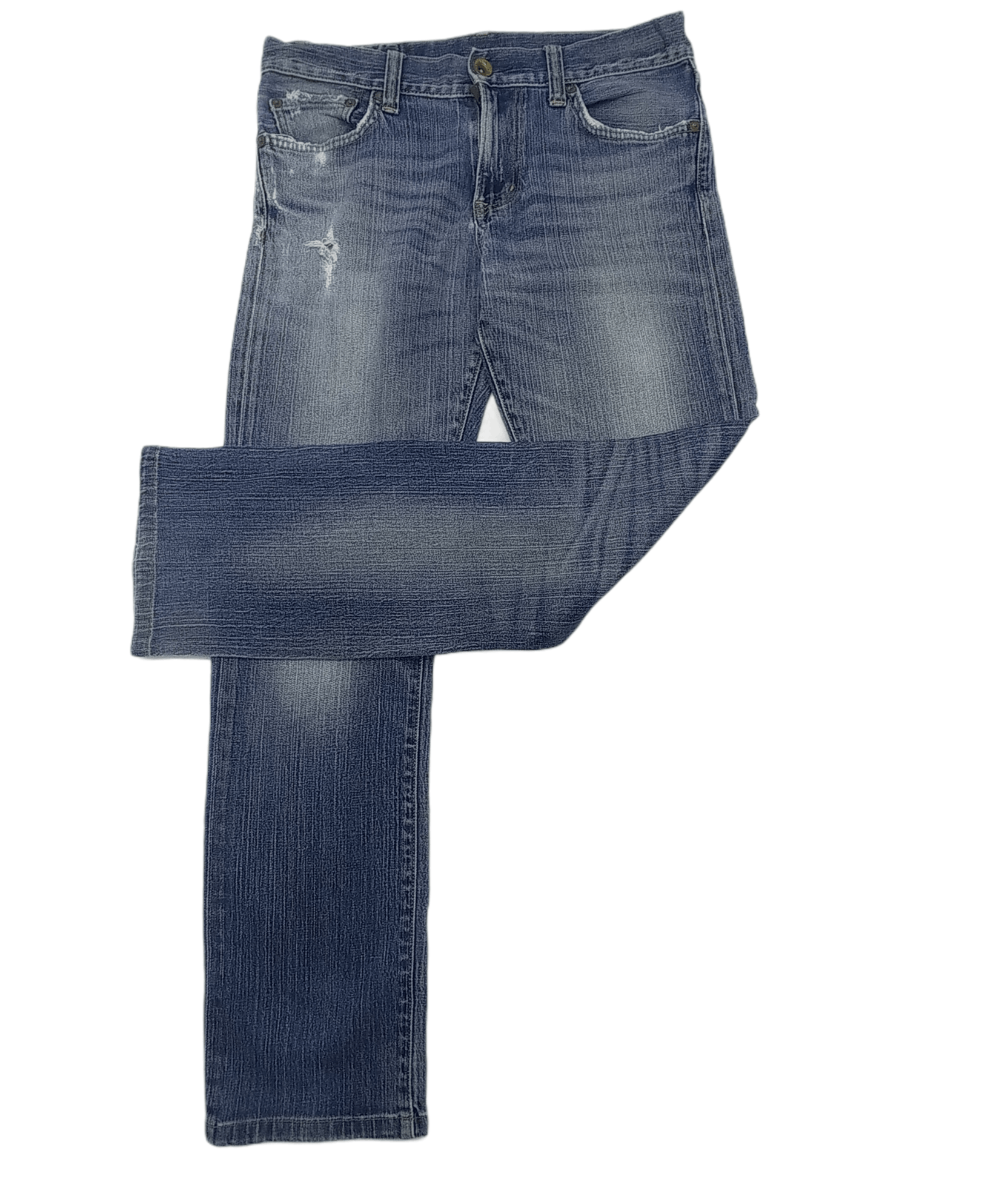 Uniqlo Uniqlo Distressed Denim Jeans Pants Size US 32 / EU 48 - 3 Thumbnail