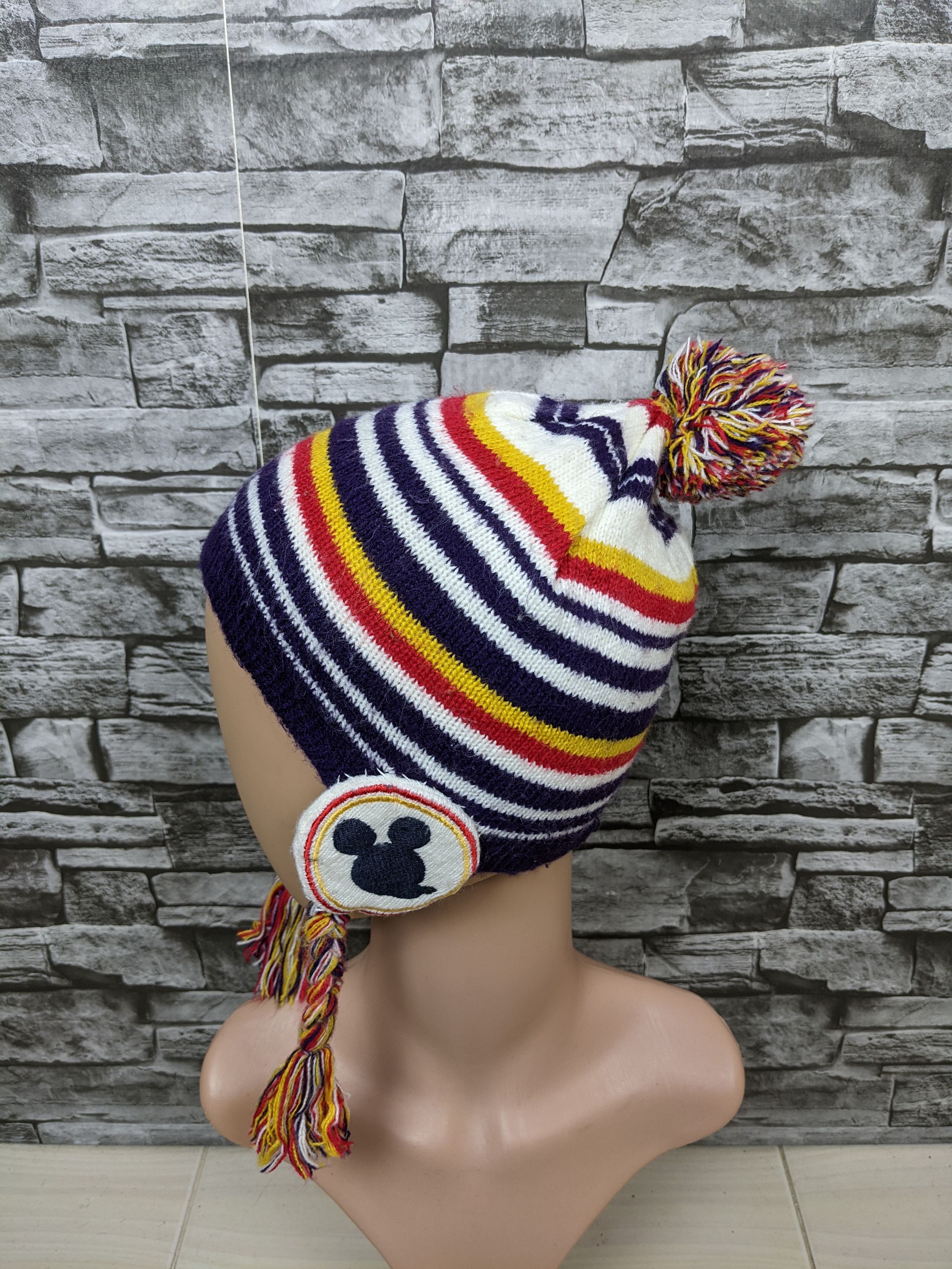 Cartoon Network Vintage Disney Mickey Mouse Beanie Hat Cap Snowcap Ski Size ONE SIZE - 2 Thumbnail