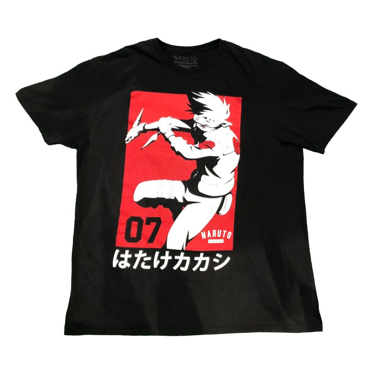 Anime Vintage 2007 Naruto Shippuden T Shirt Kakashi Fade Anime Tee Size US XL / EU 56 / 4 - 1 Thumbnail