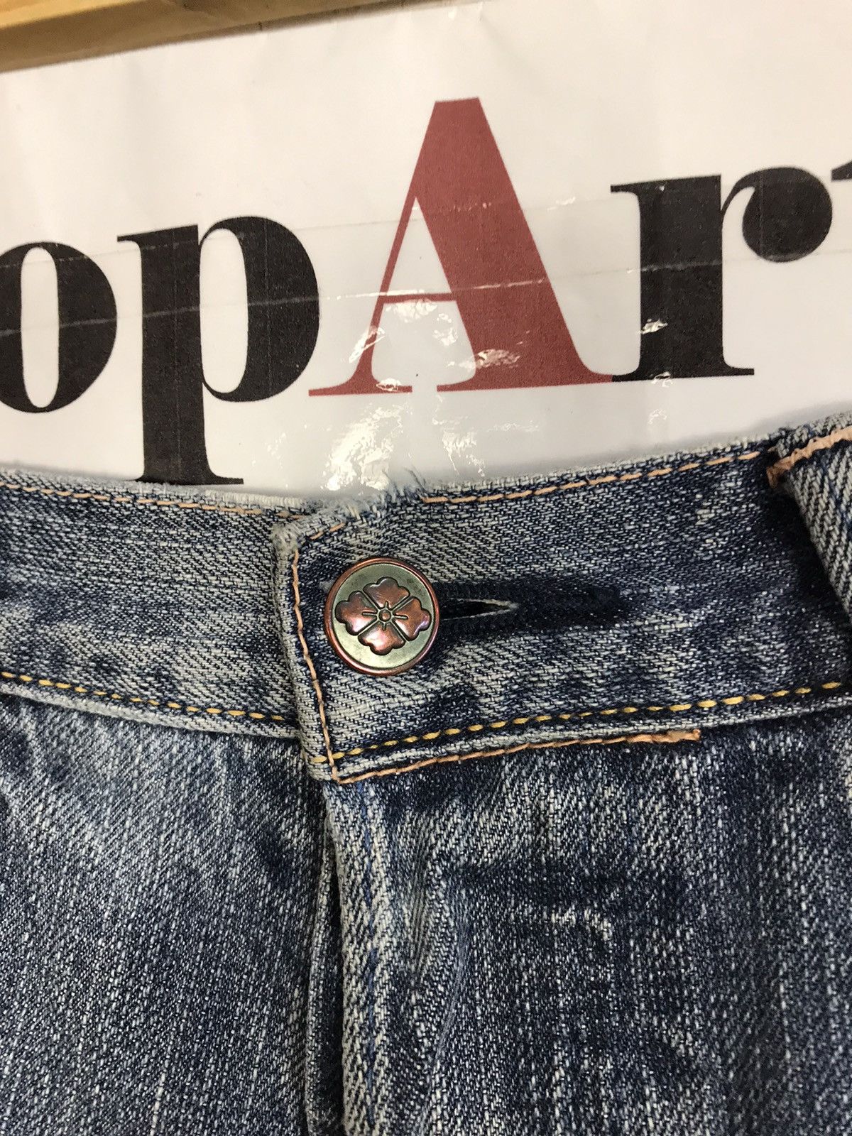 Japanese Brand Vintage Yamane Japanesebrand Selvedge Distressed Denim Style Size US 32 / EU 48 - 9 Thumbnail