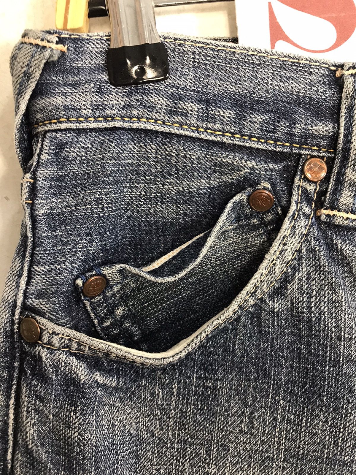 Japanese Brand Vintage Yamane Japanesebrand Selvedge Distressed Denim Style Size US 32 / EU 48 - 10 Thumbnail