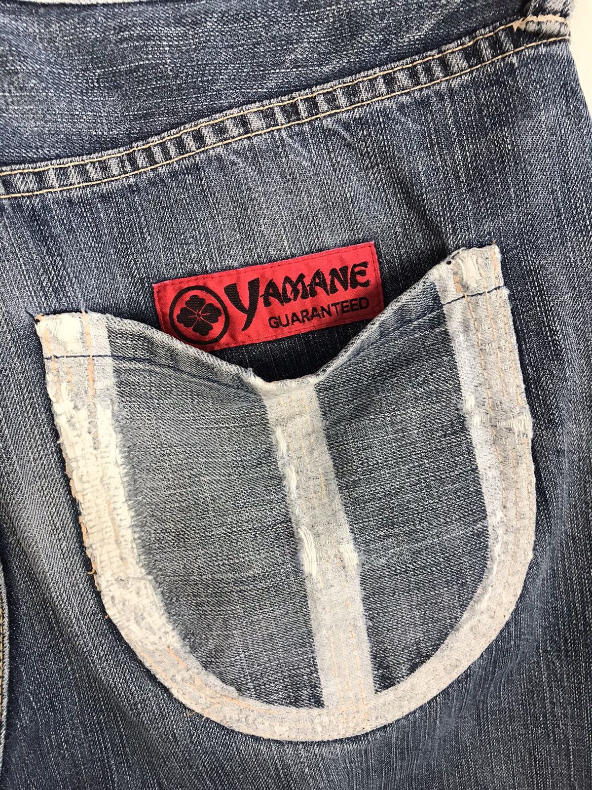 Japanese Brand Vintage Yamane Japanesebrand Selvedge Distressed Denim Style Size US 32 / EU 48 - 13 Thumbnail