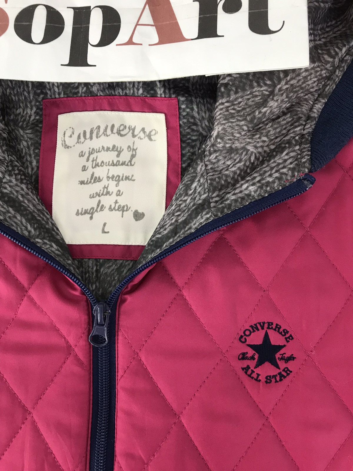 Converse × Japanese Brand Jacket Converse All Star Zipper Double Pocket Hoodie Style Size US L / EU 52-54 / 3 - 4 Thumbnail