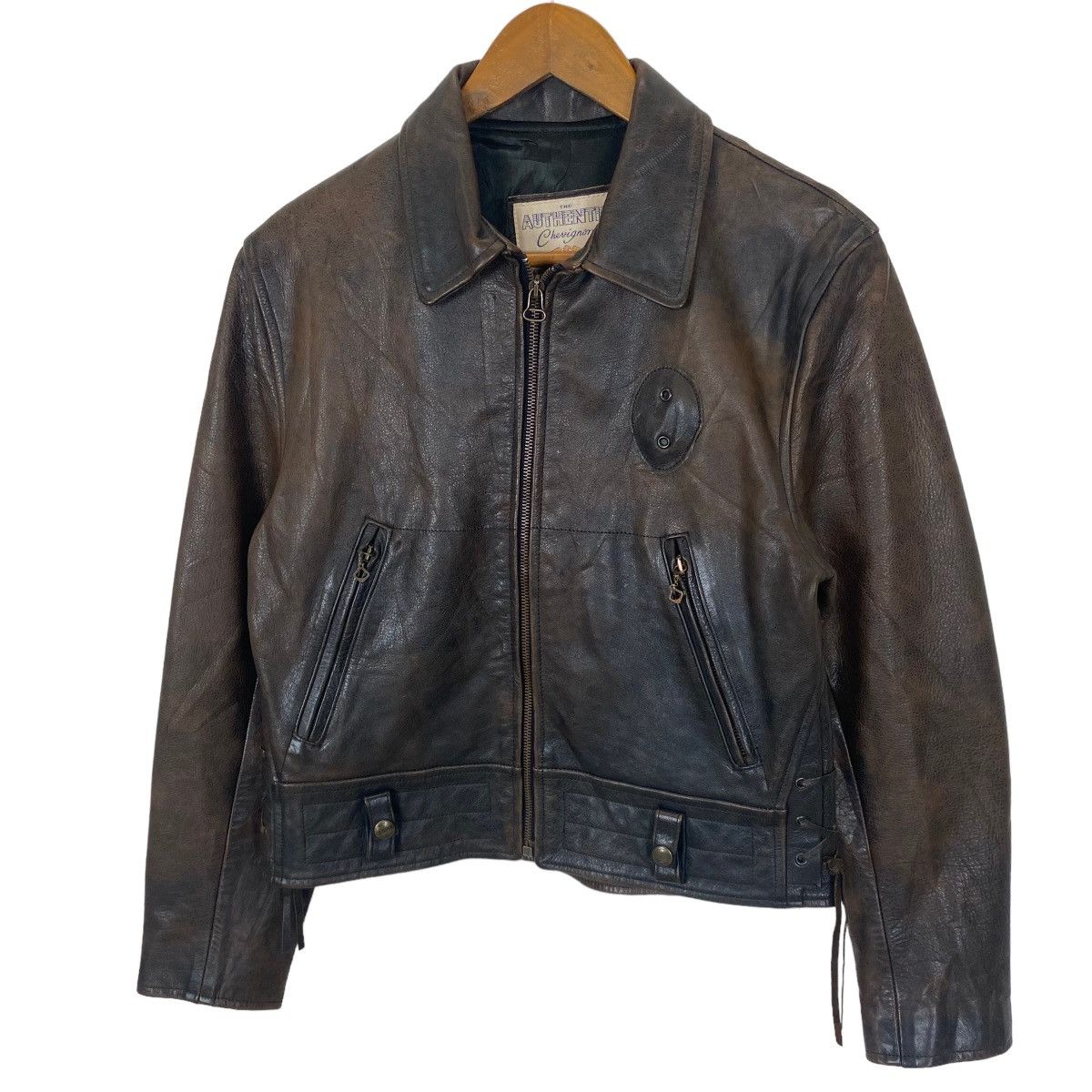 Chevignon ✨Authentic Chevignon Antique leather moto jacket Size US M / EU 48-50 / 2 - 4 Thumbnail
