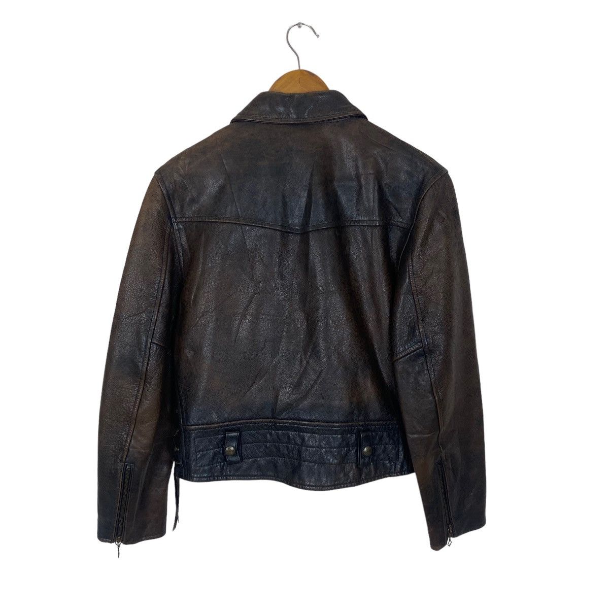Chevignon ✨Authentic Chevignon Antique leather moto jacket Size US M / EU 48-50 / 2 - 2 Thumbnail