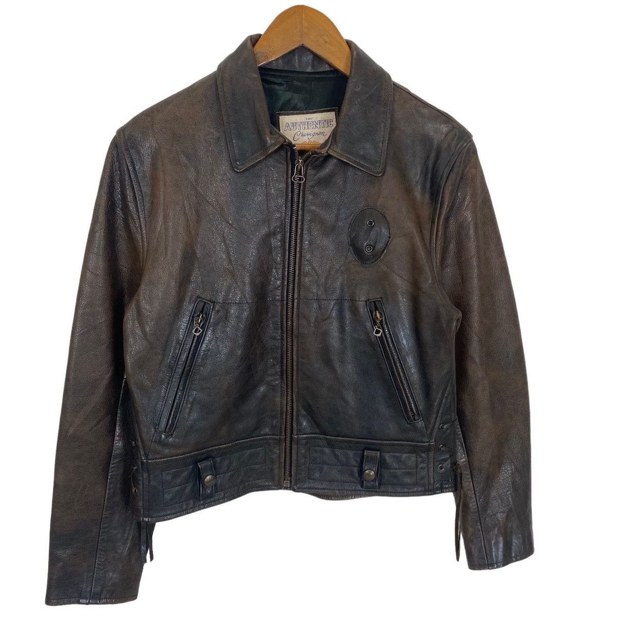 Chevignon ✨Authentic Chevignon Antique leather moto jacket Size US M / EU 48-50 / 2 - 3 Thumbnail