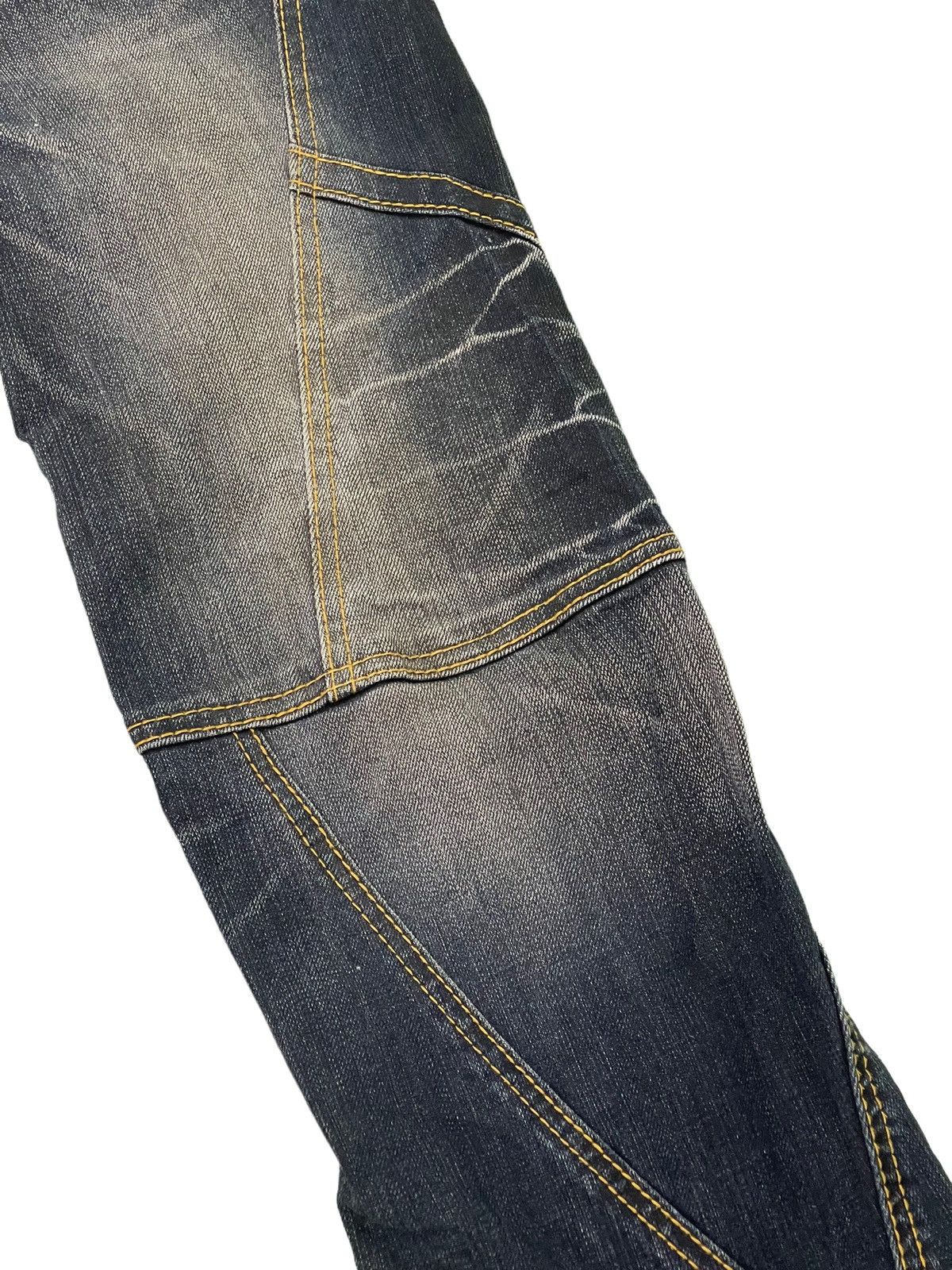 Japanese Brand Flare Jeans Hideaways Hagi Clawmark Stretch Denim 5🟦2 Size US 30 / EU 46 - 16 Thumbnail